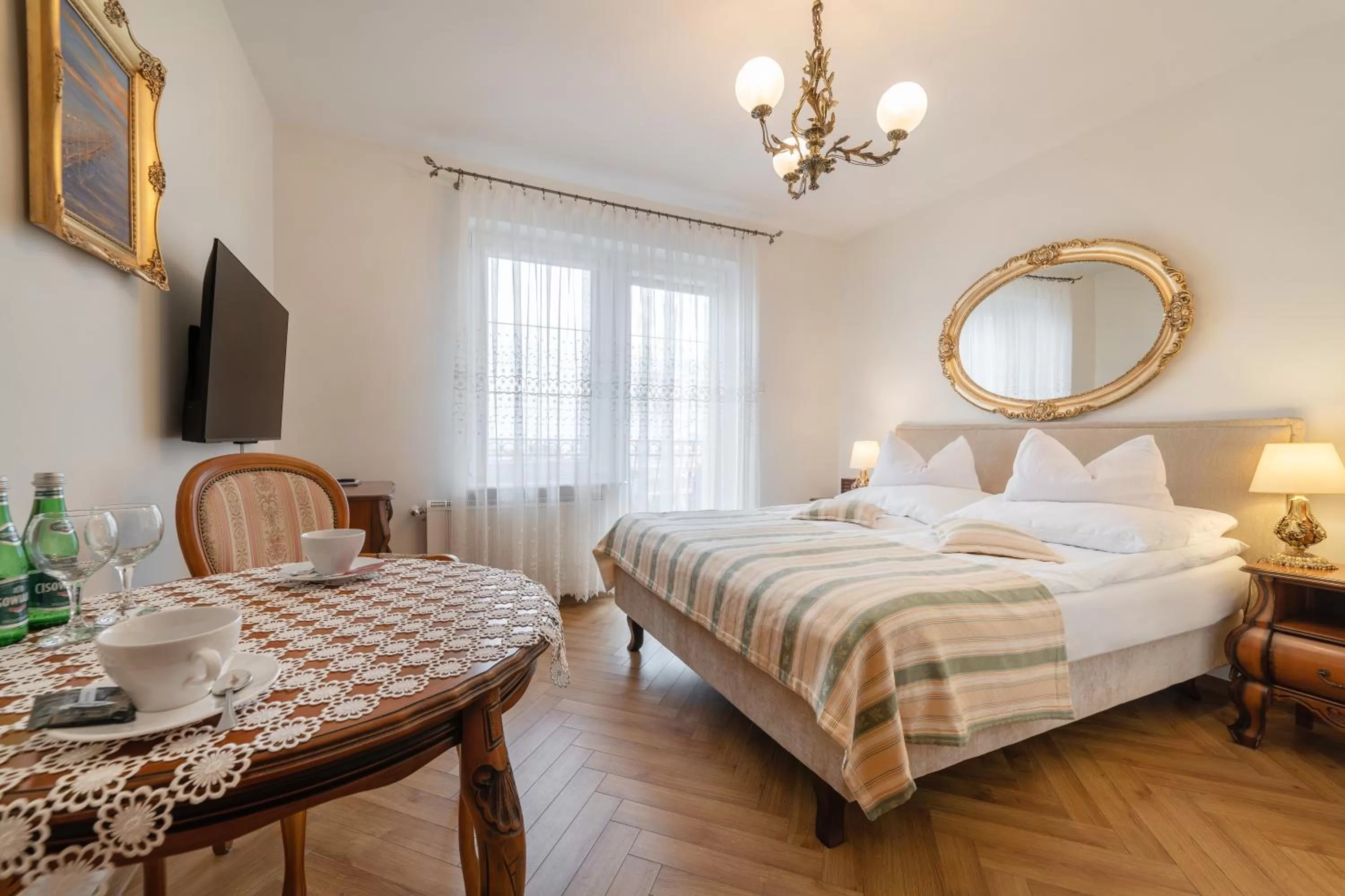 Bed in Pensjonat & Restauracja Admirał