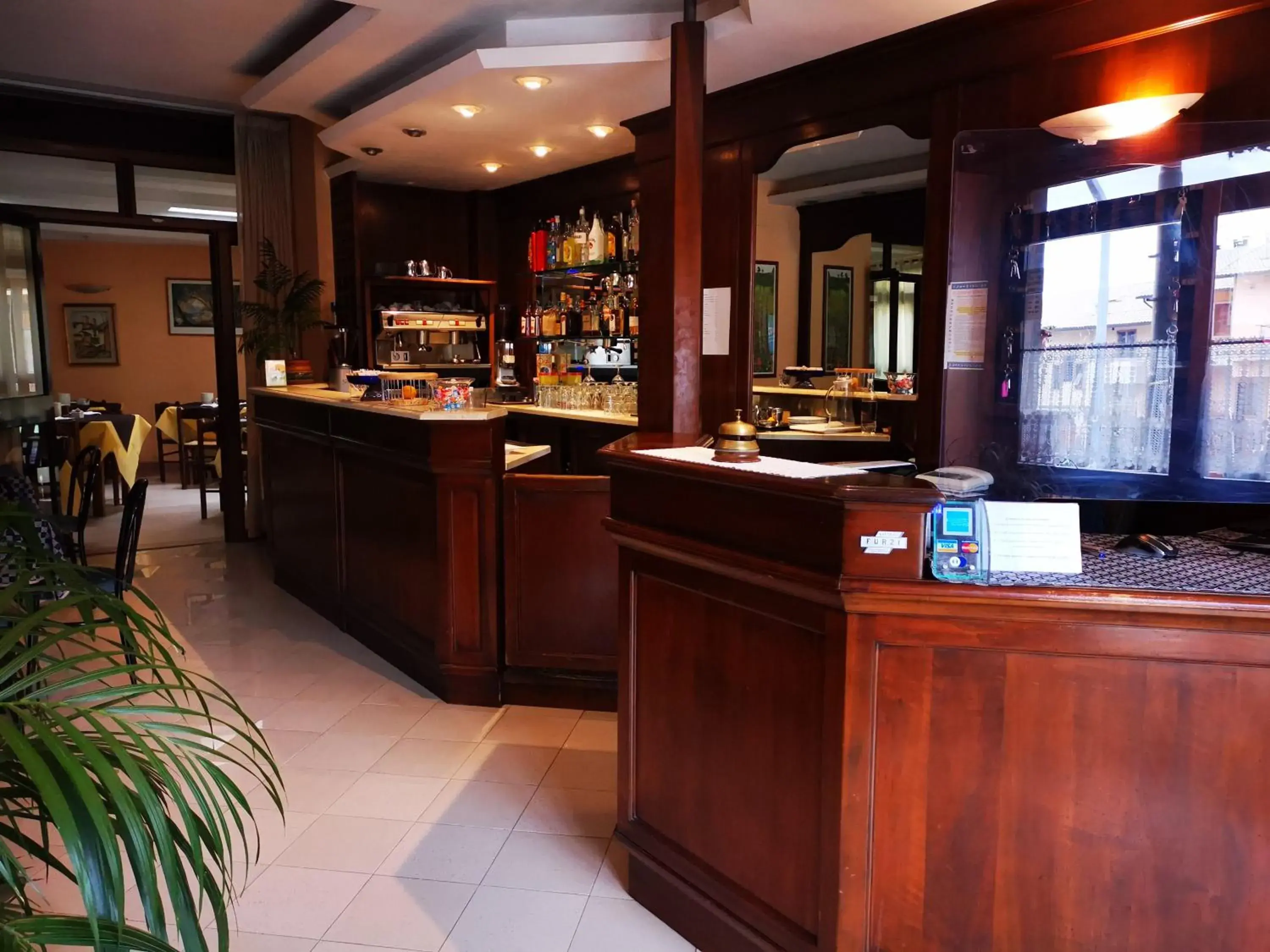 Lobby or reception, Lounge/Bar in Osteria dei Locandieri