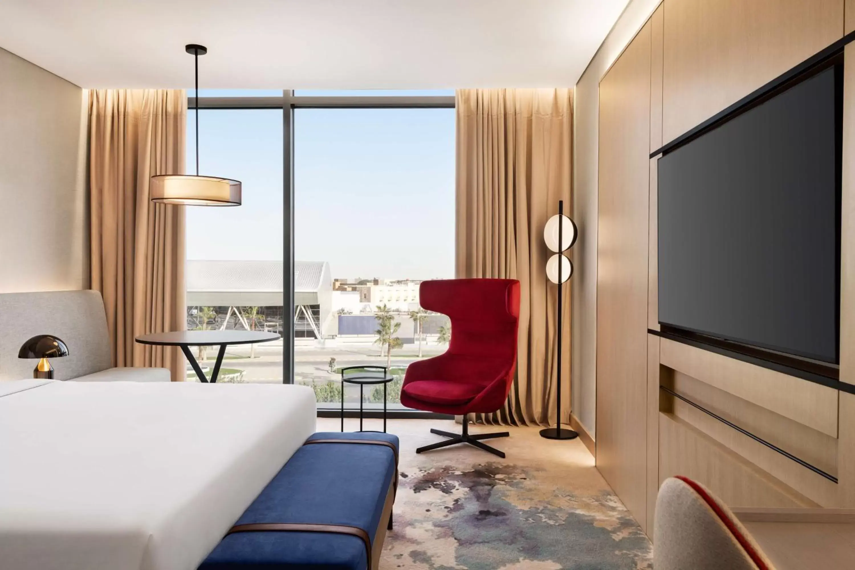 Bed in Radisson Blu Hotel Riyadh Convention and Exhibition Center Bed in Radisson Blu Hotel Riyadh Convention and Exhibition Center