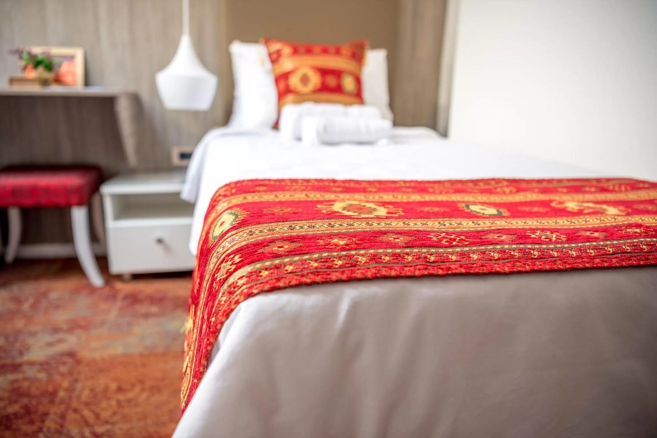 Decorative detail, Bed in Heritage Hotel Gate of Sarajevo