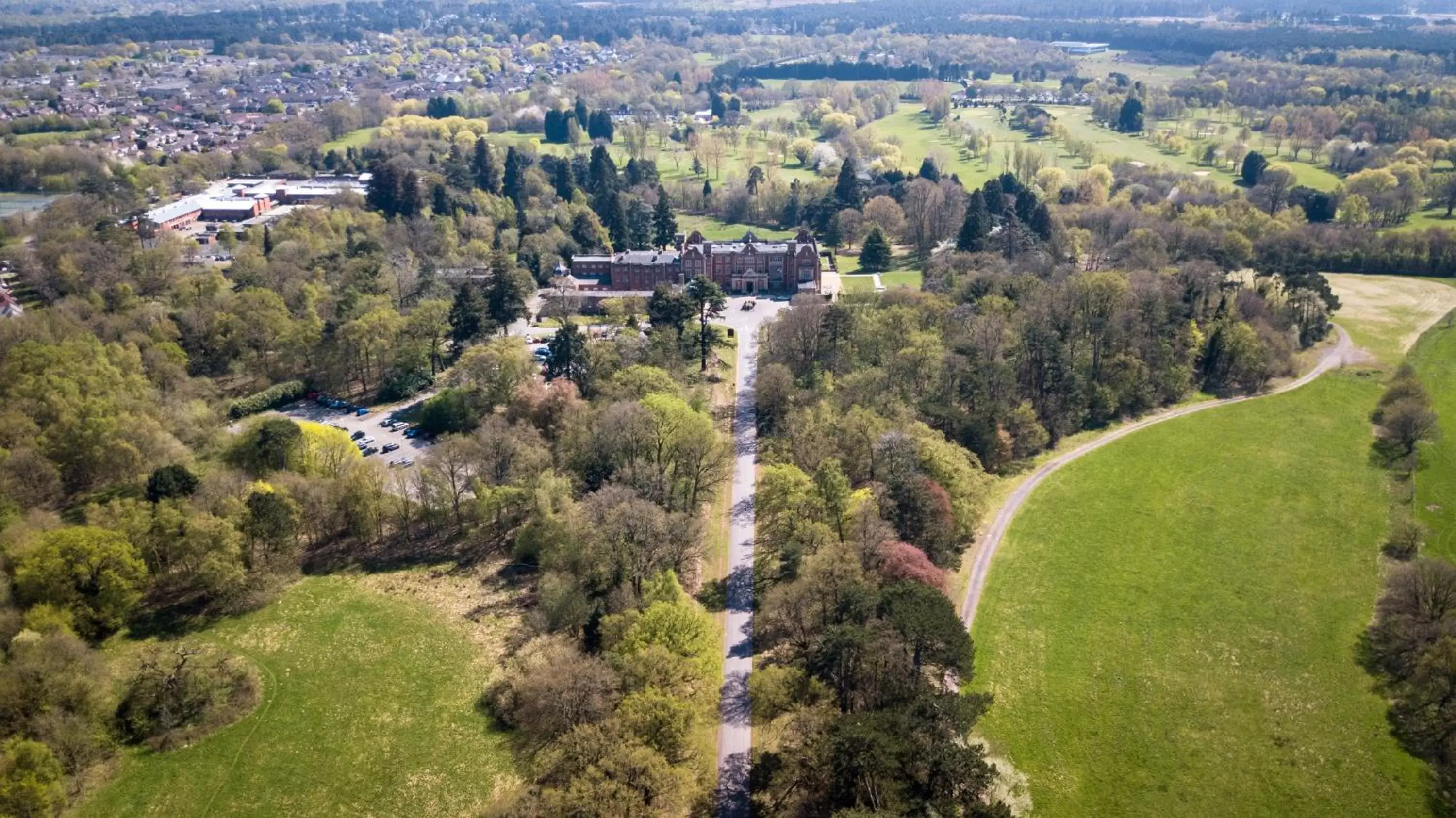 Natural landscape, Bird's-eye View in Easthampstead Park