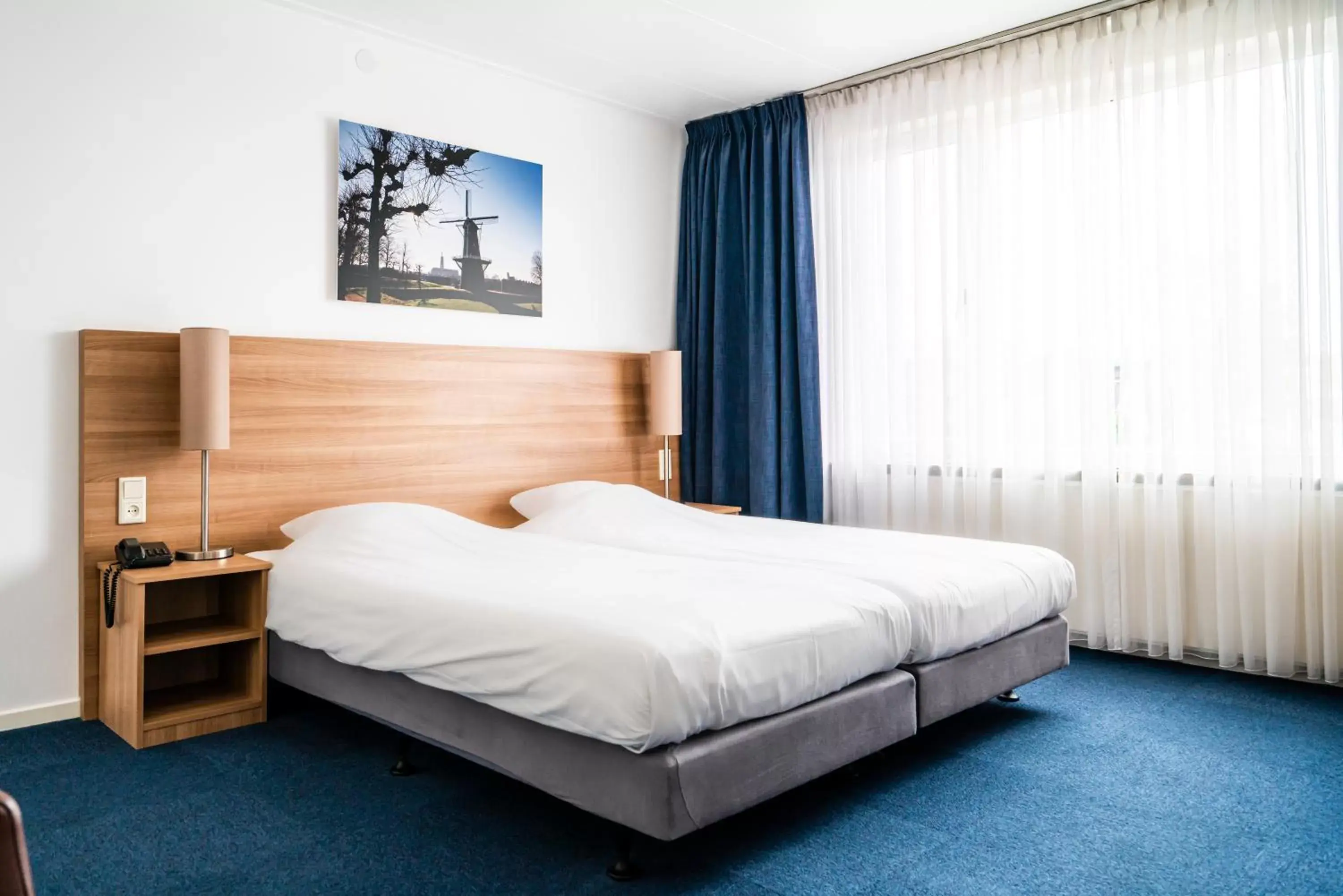 Bedroom, Bed in Hotel Hulst