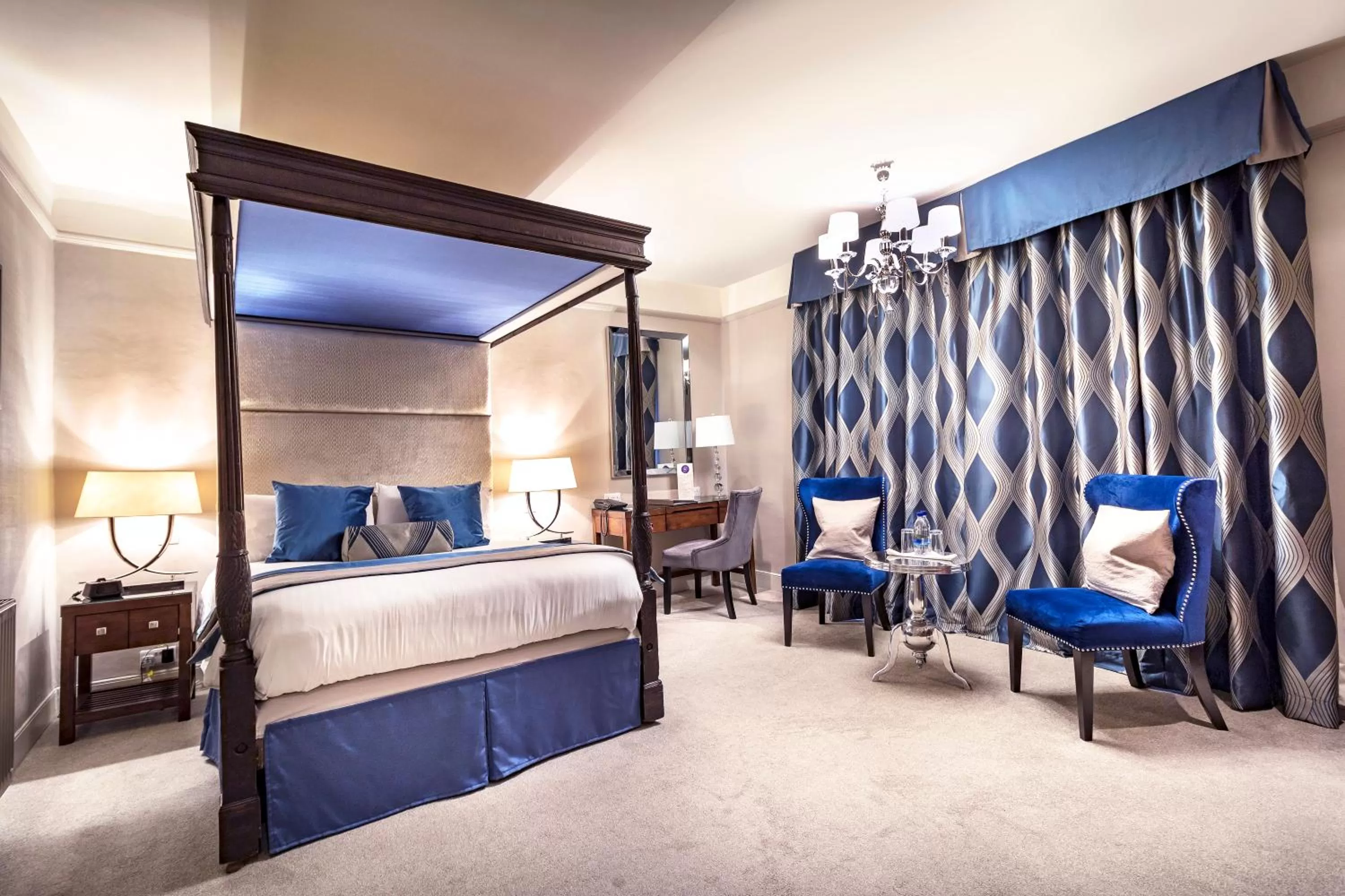 Bedroom, Bed in The Swan Hotel, Wells, Somerset - The Coaching Inn Group