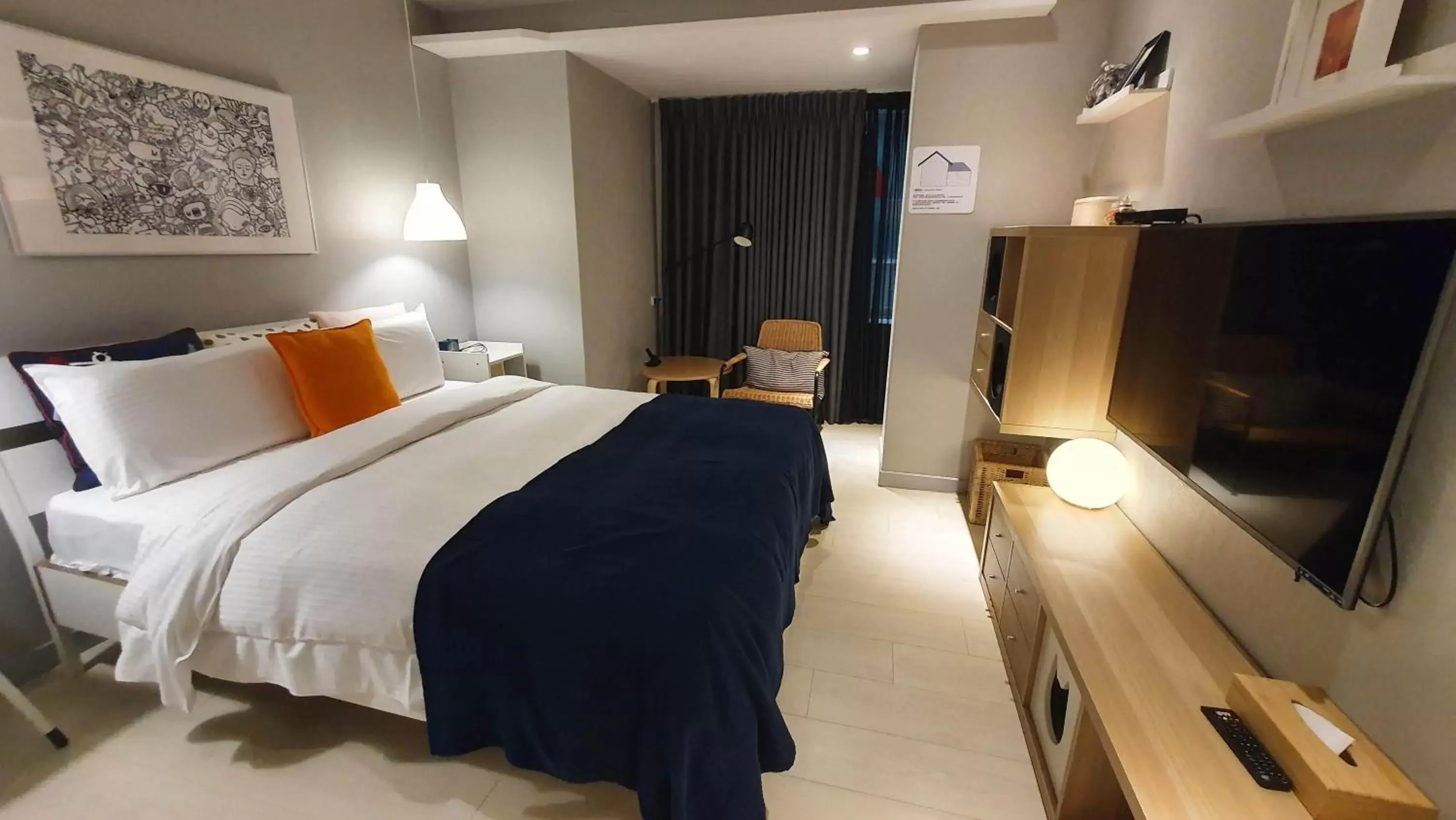 Bed in Yomi Hotel - ShuangLian MRT