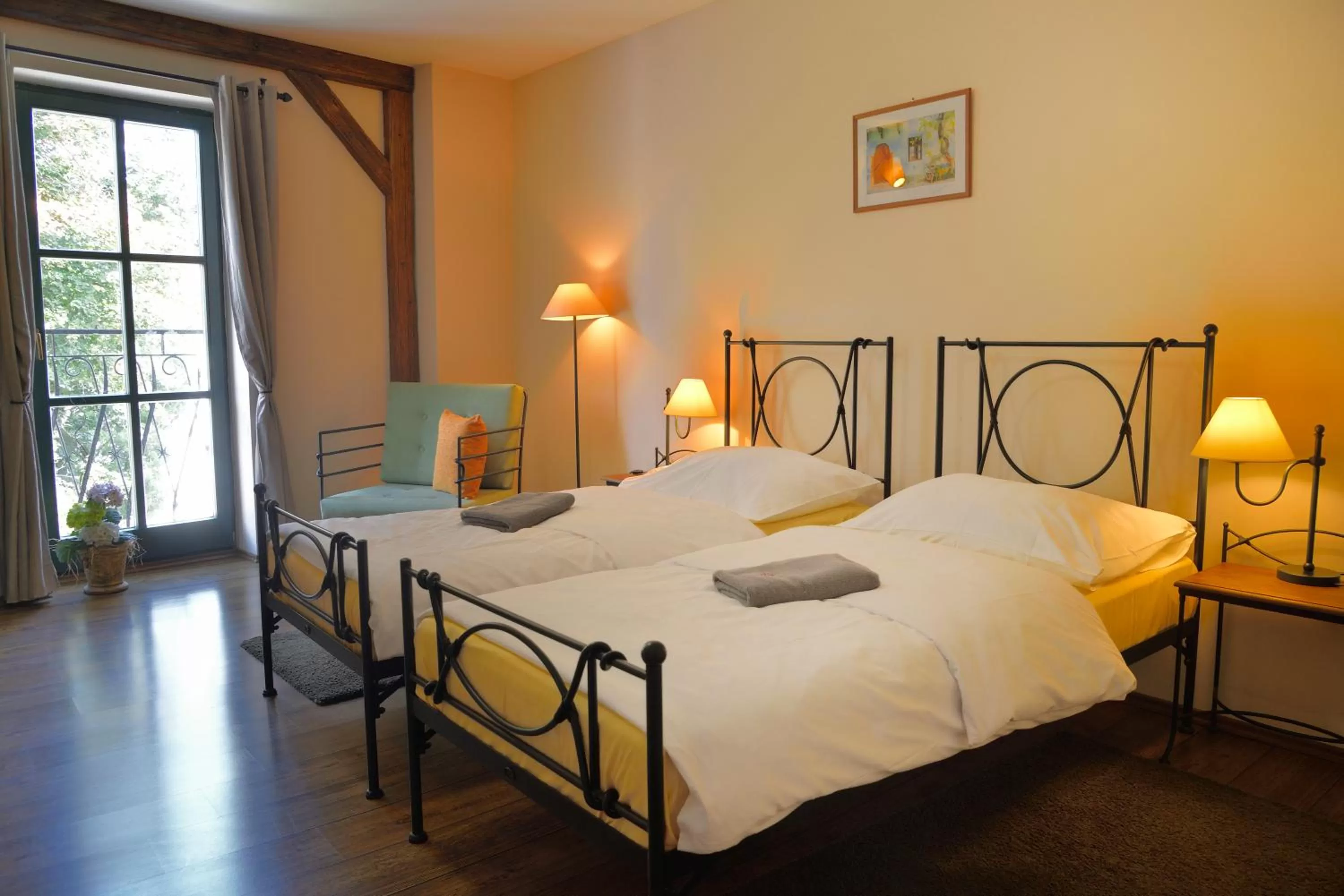 Bed in Hotel Via Ironia