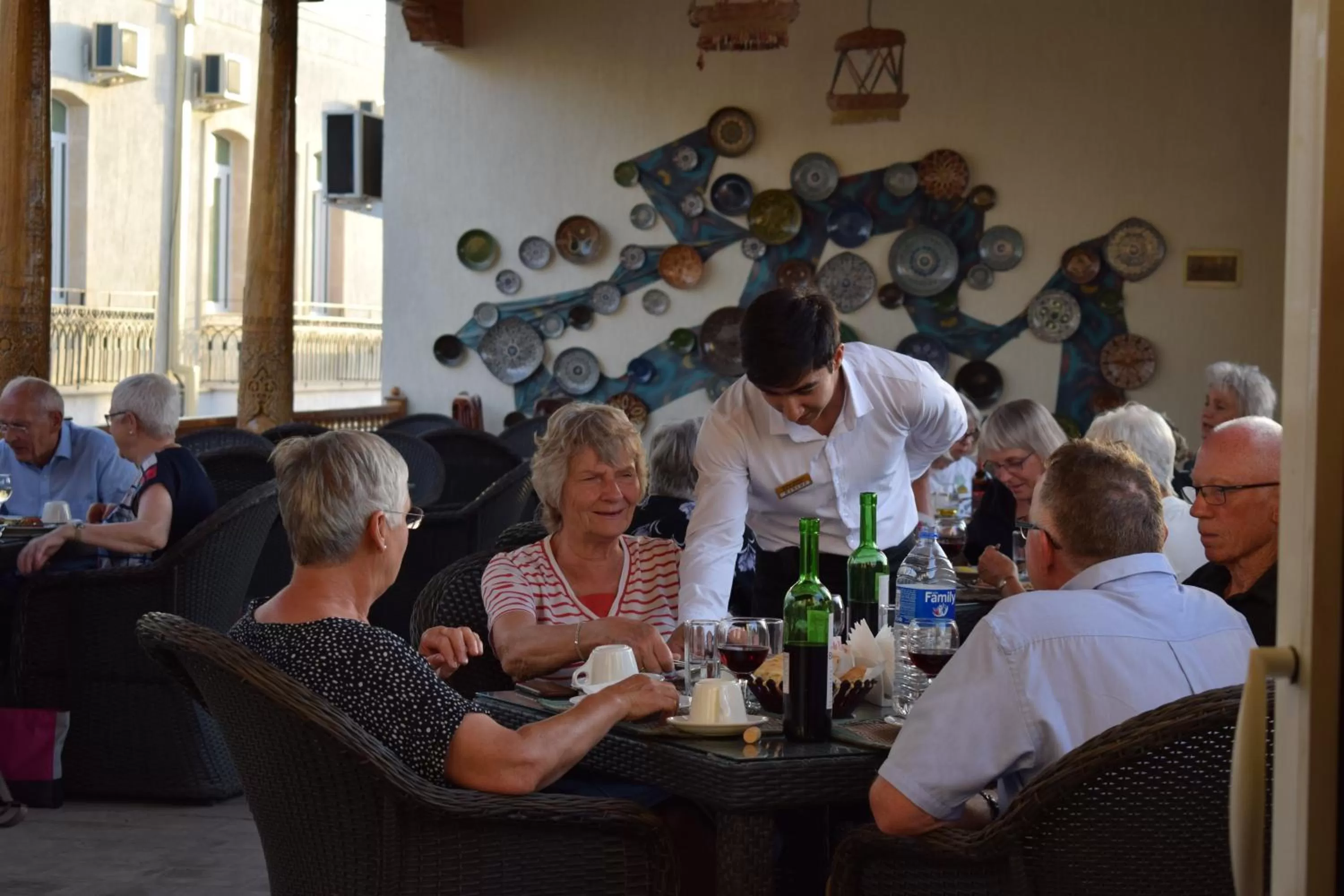 People in Hotel Malika Bukhara