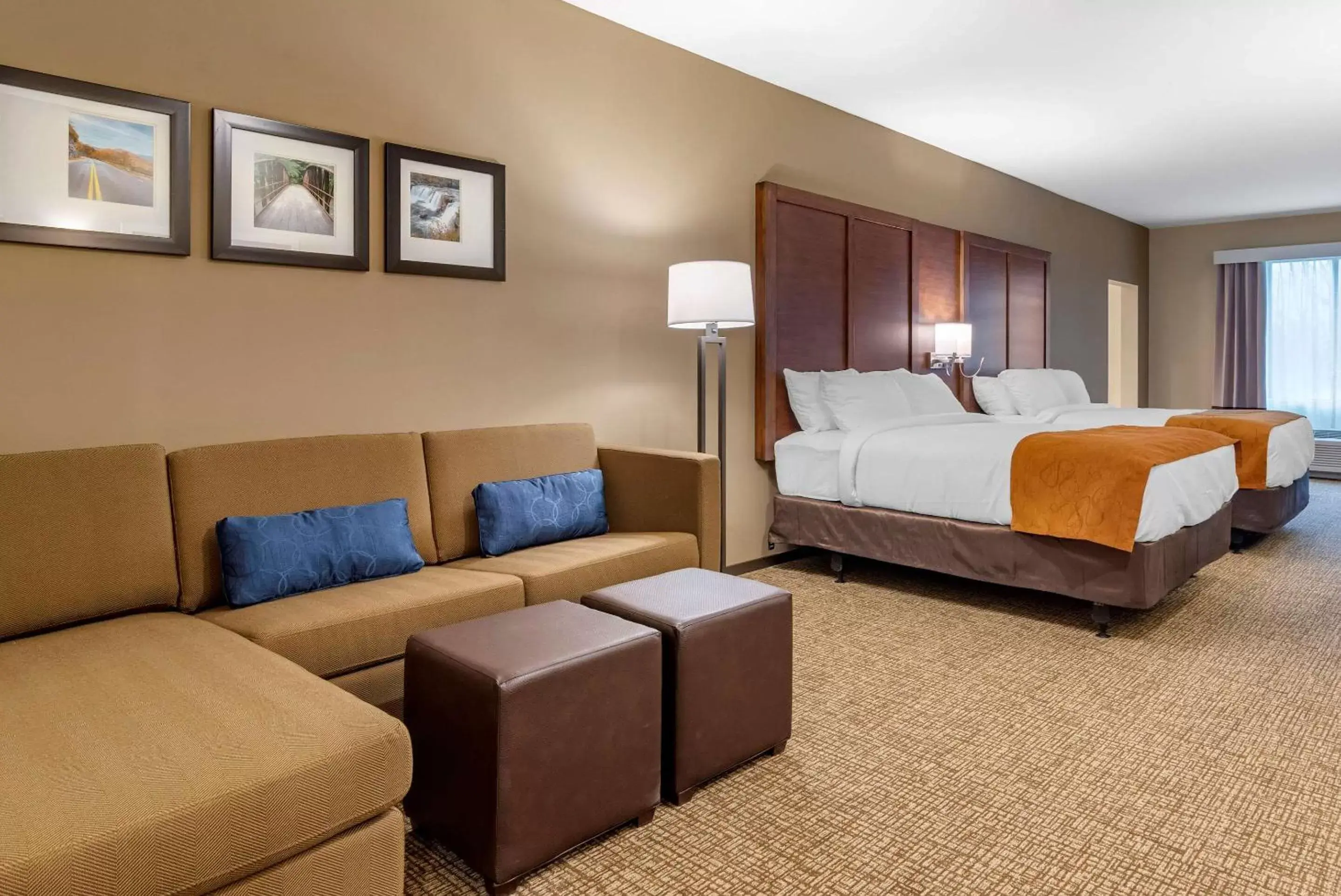 Photo of the whole room in Comfort Suites