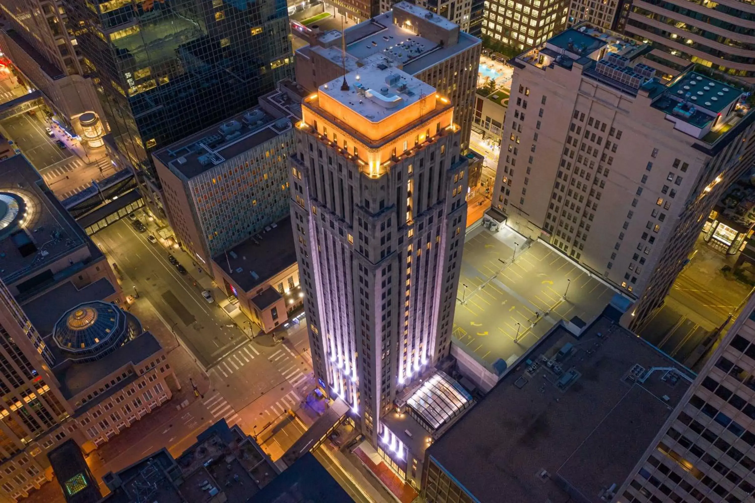 Property building, Bird's-eye View in Rand Tower Hotel, Minneapolis, a Tribute Portfolio Hotel
