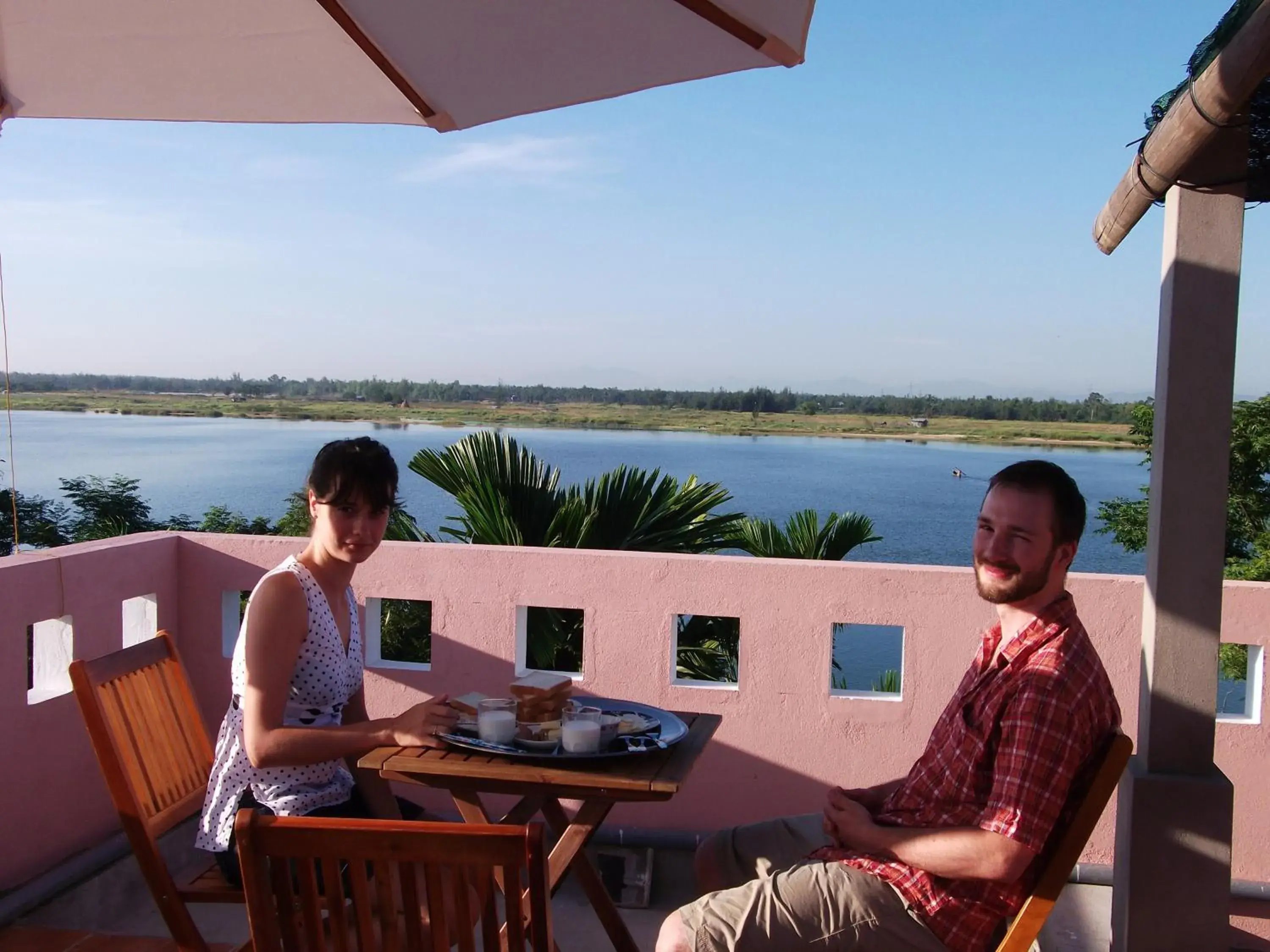 Balcony/Terrace in Thu Bon Riverside Homestay