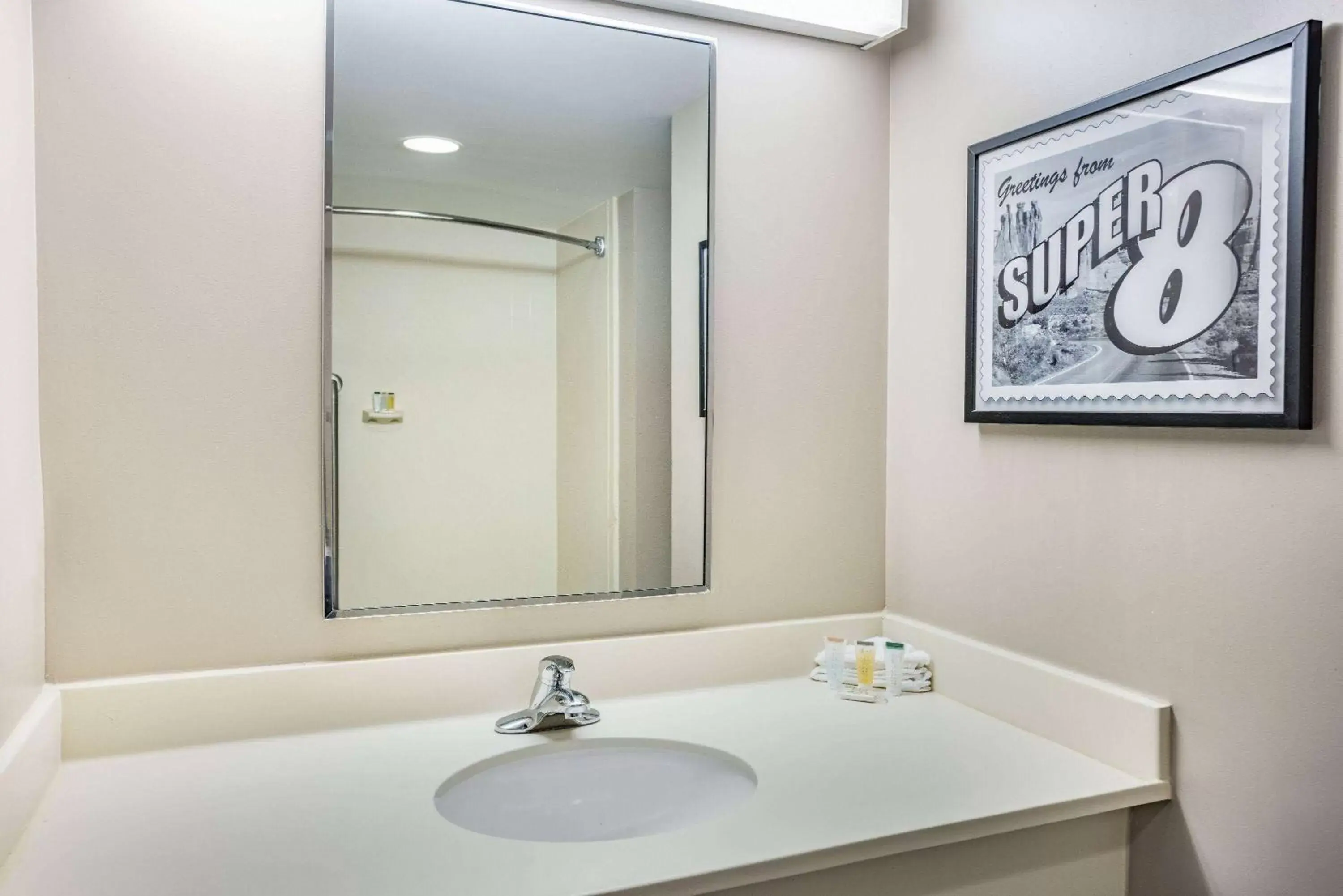 Bathroom in Super 8 by Wyndham Mount Laurel