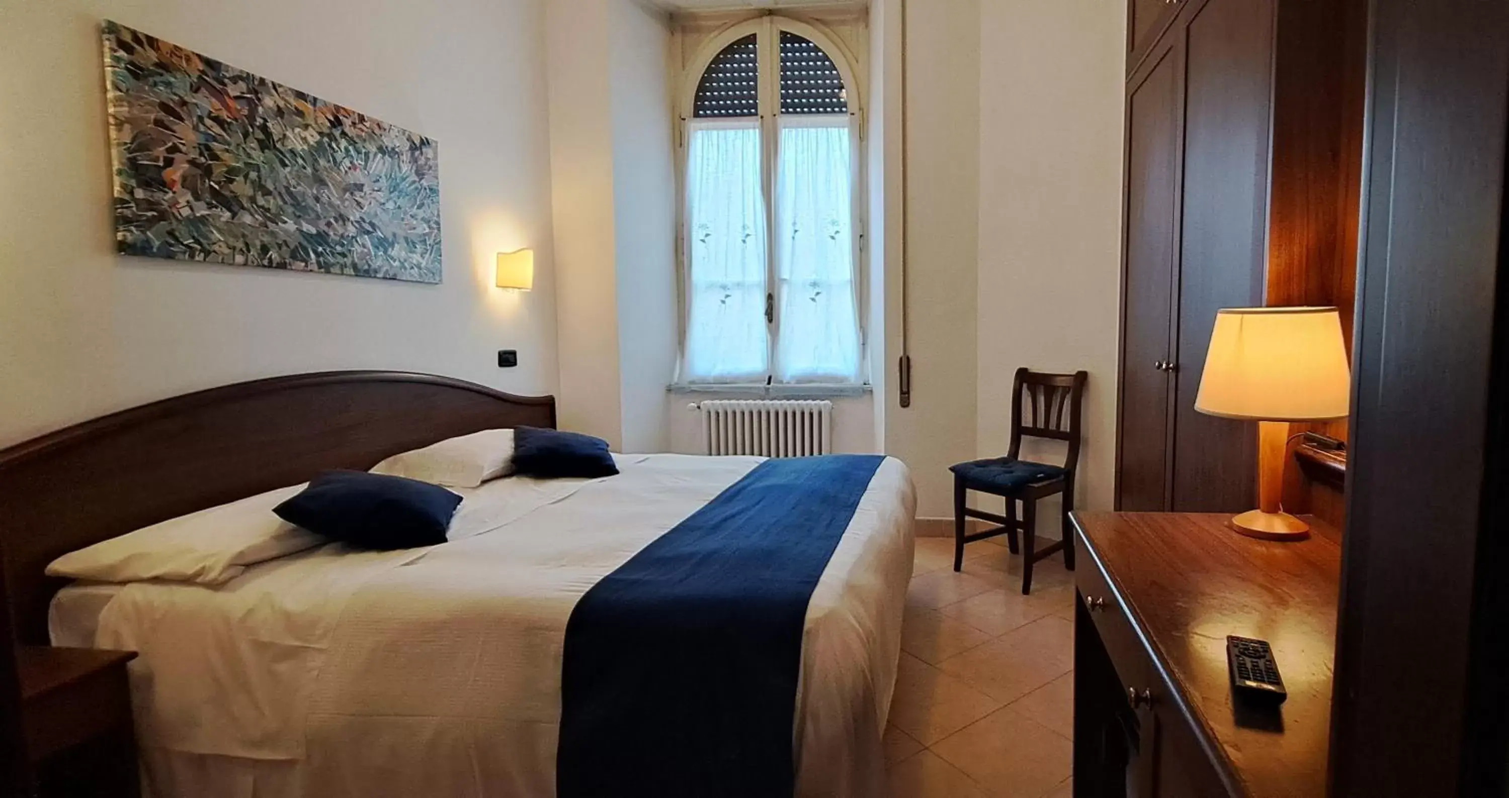 Bed in Hotel Bonazzi
