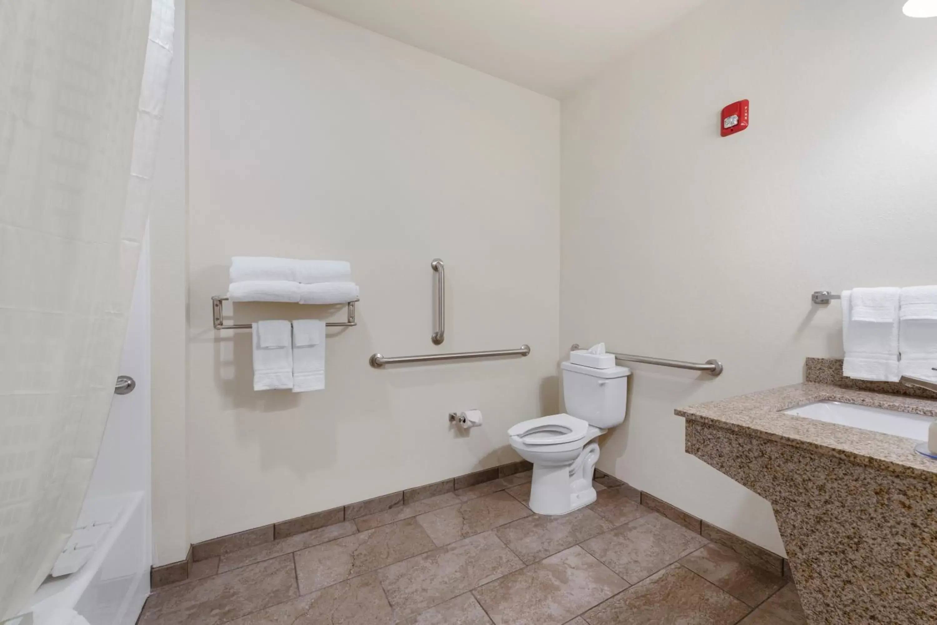 Toilet, Bathroom in Cobblestone Hotel & Suites - Austin