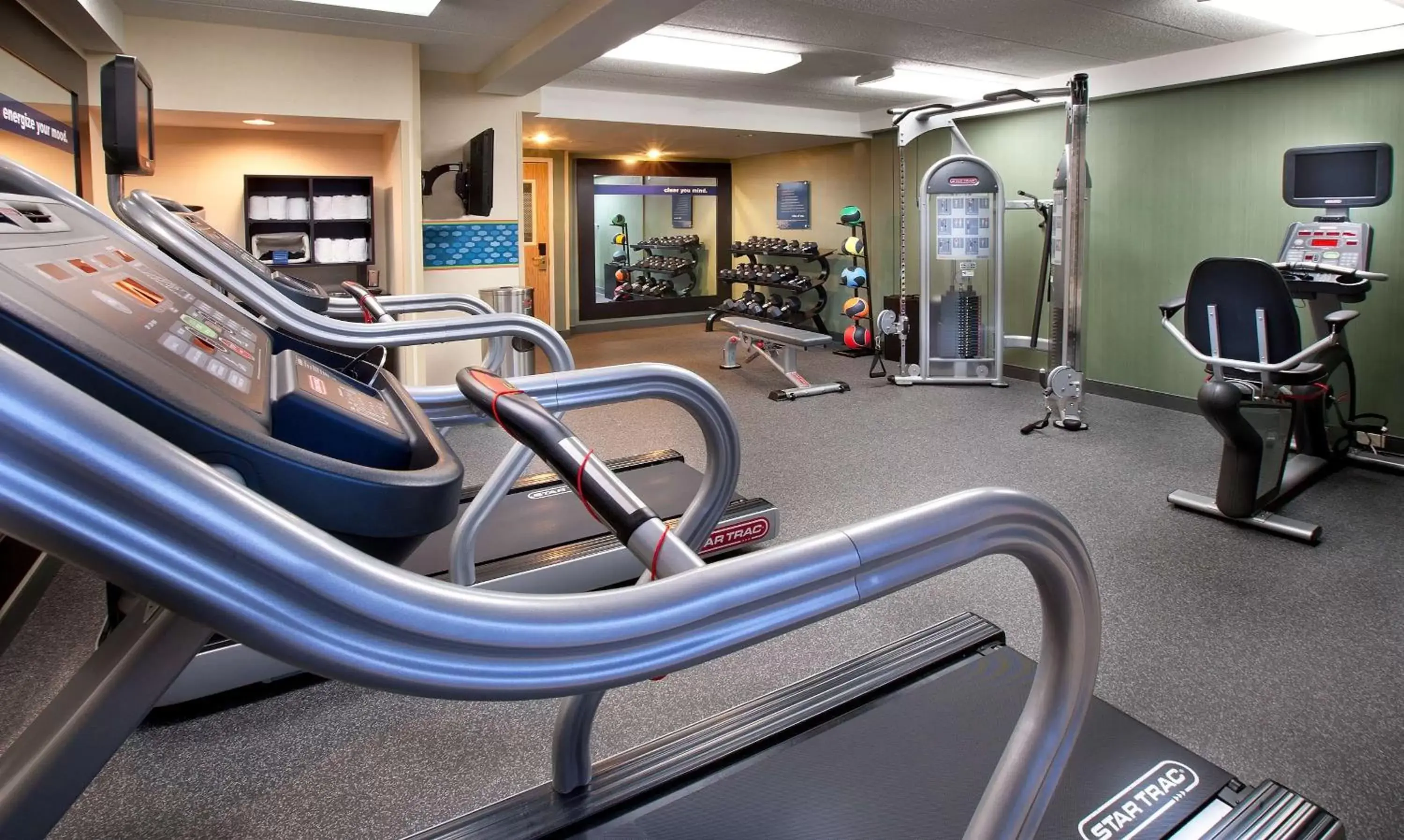 Fitness centre/facilities in Hampton Inn Alexandria Fitness centre/facilities in Hampton Inn Alexandria