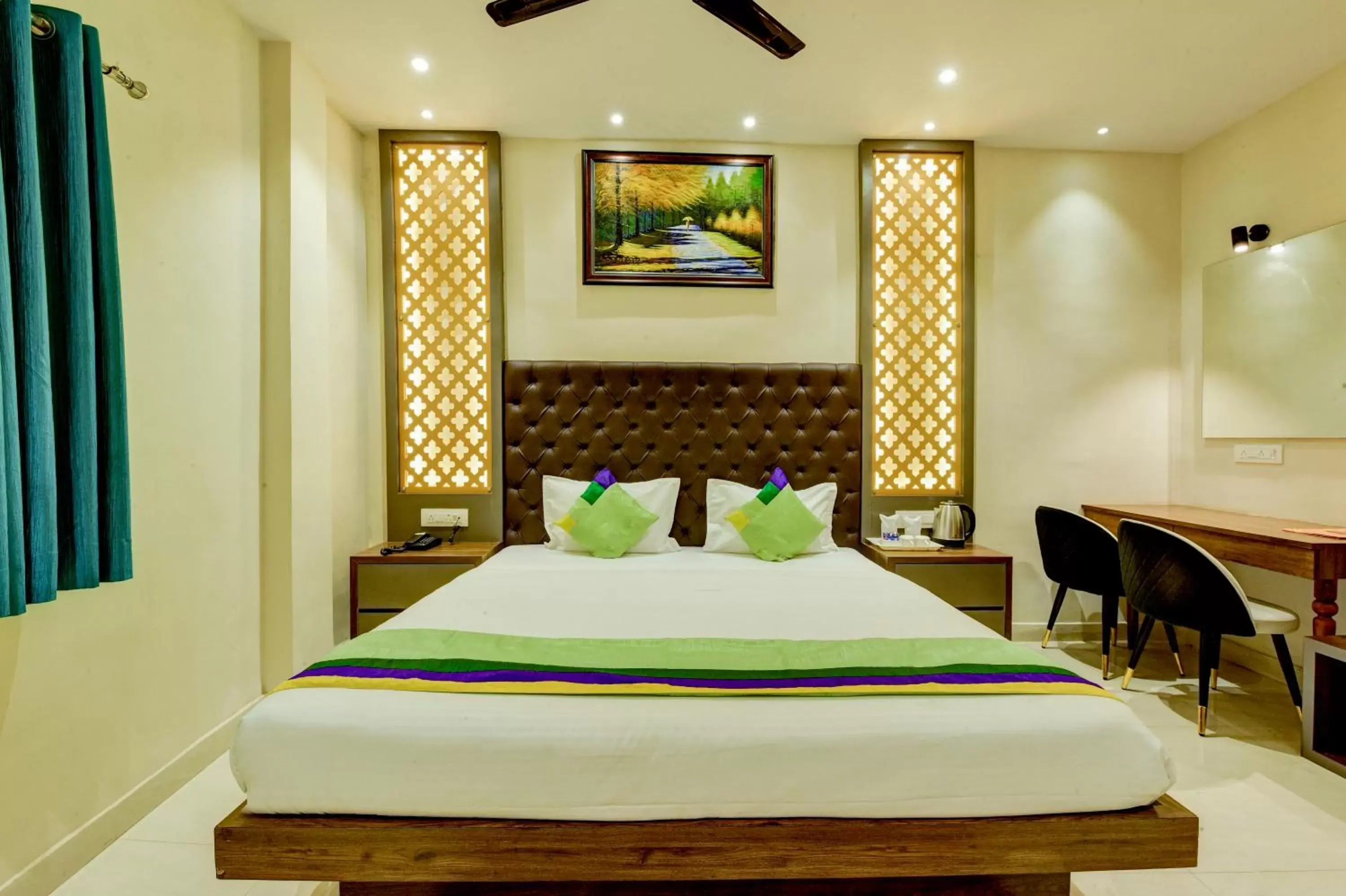 Bed in Treebo Trend Winsome Banquet And Resort