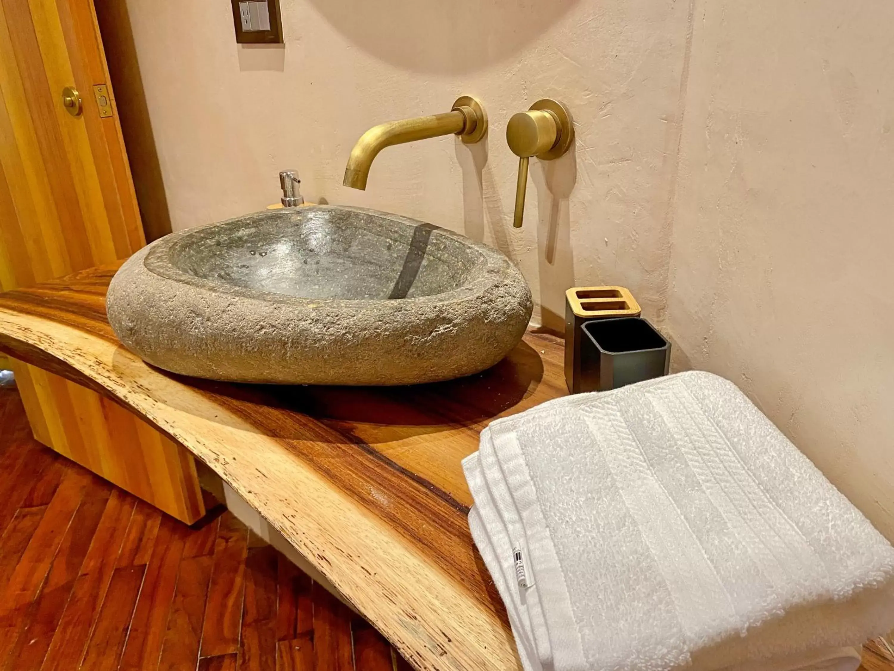 towels, Bathroom in Casa Kaan Calakmul