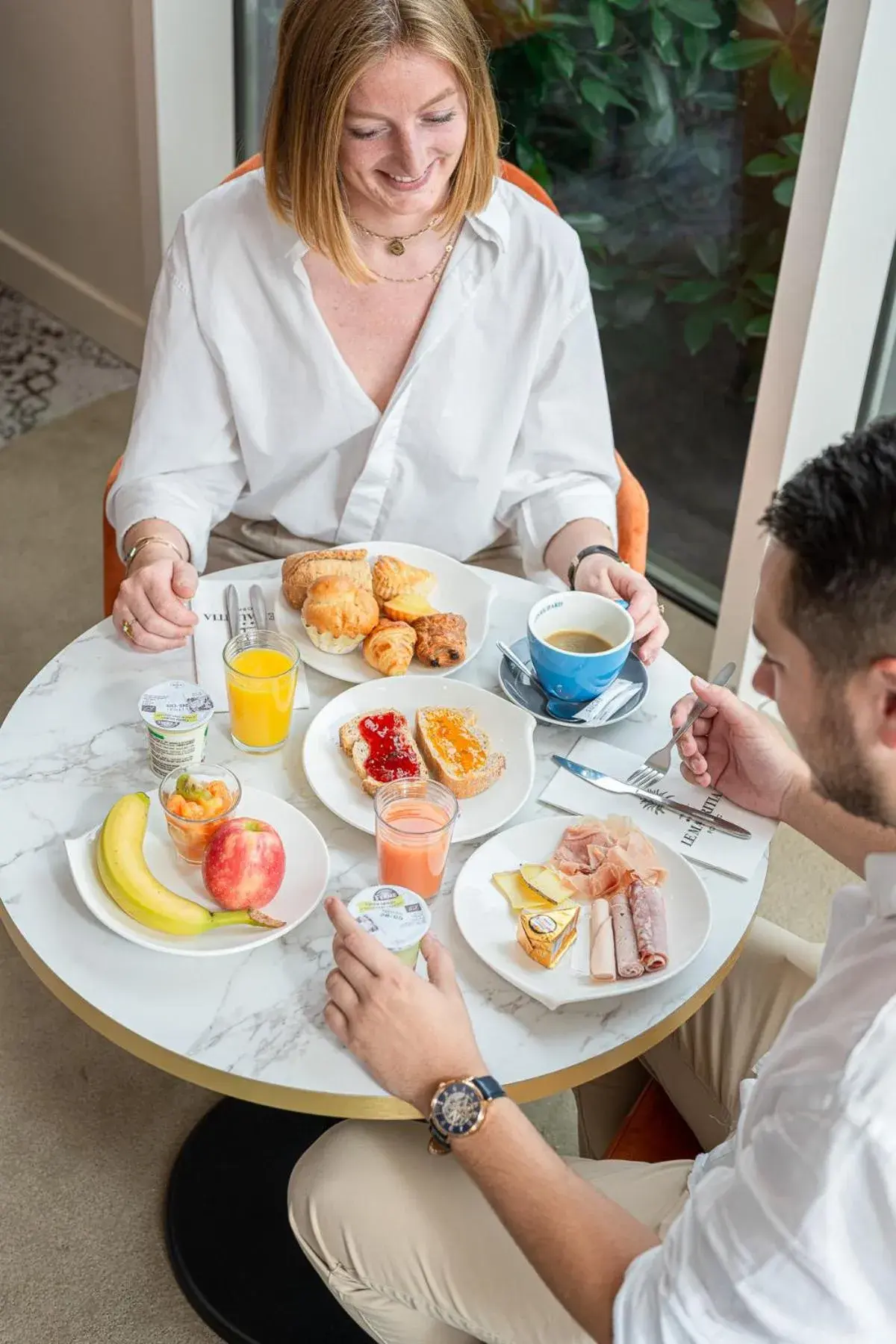 Continental breakfast in Hotel Le Mauritia