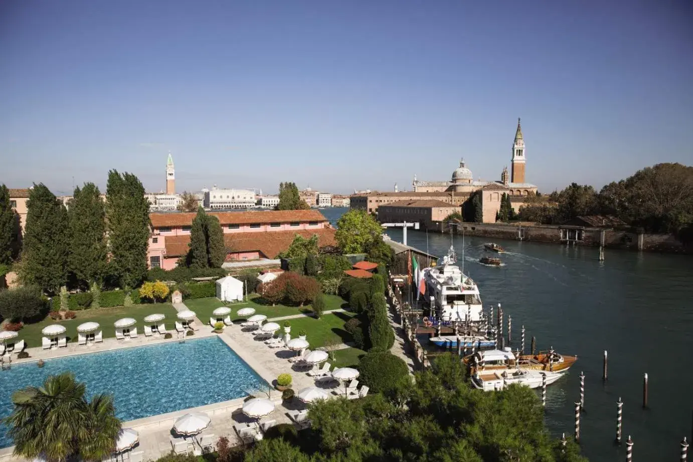 Swimming pool in Hotel Cipriani, A Belmond Hotel, Venice