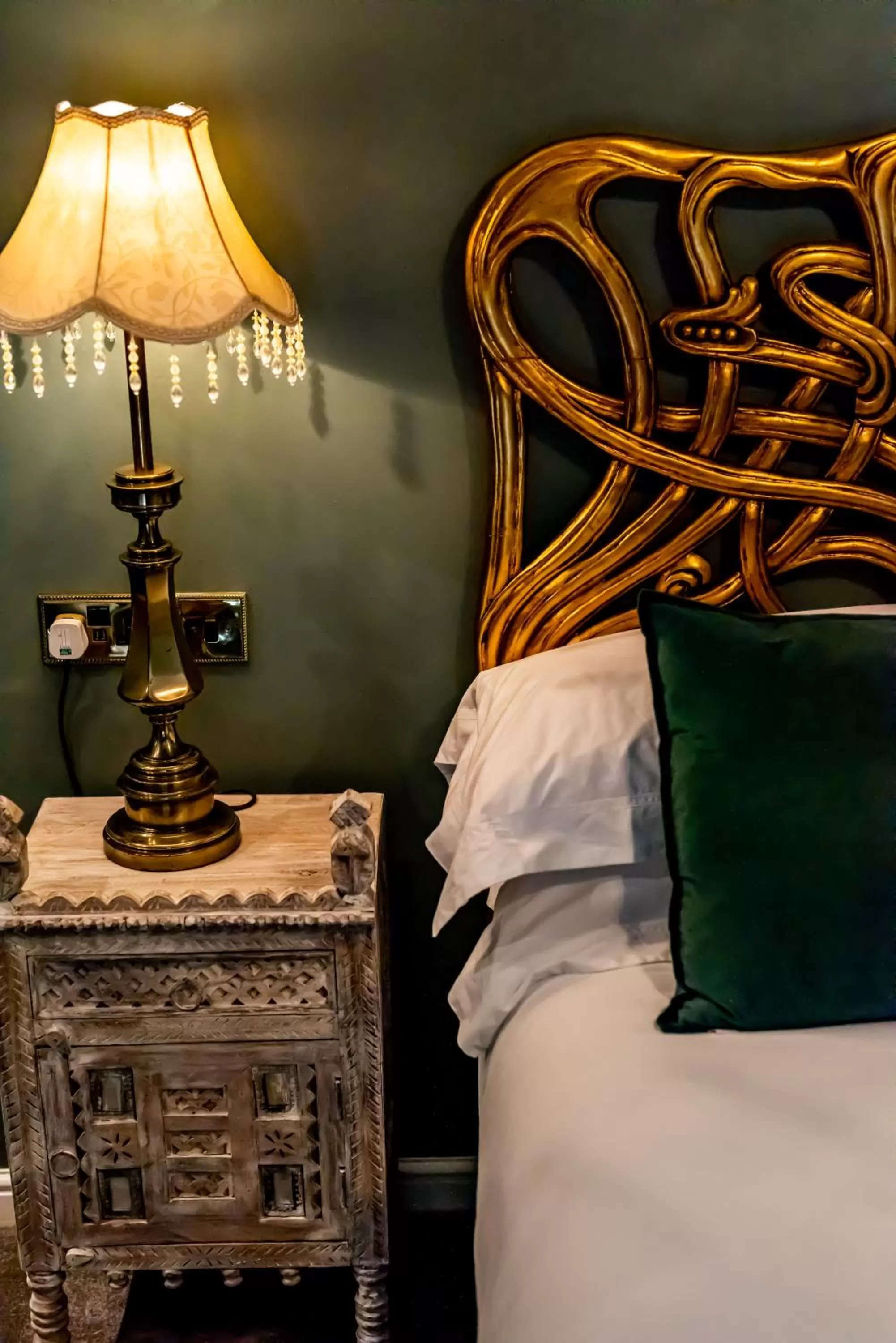 Bed in Melville Castle Hotel