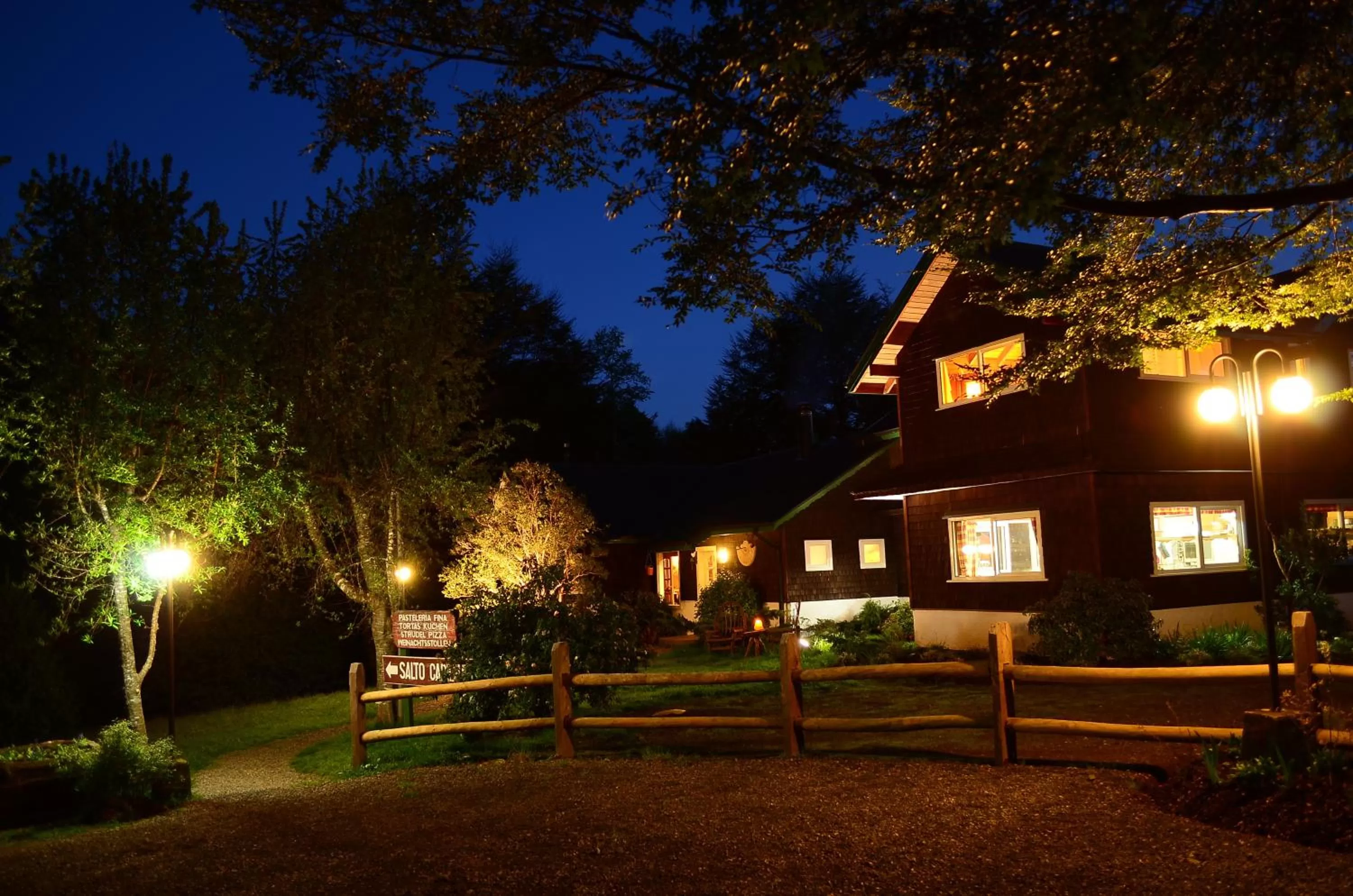 Facade/entrance, Property Building in Hotel Salto del Carileufu