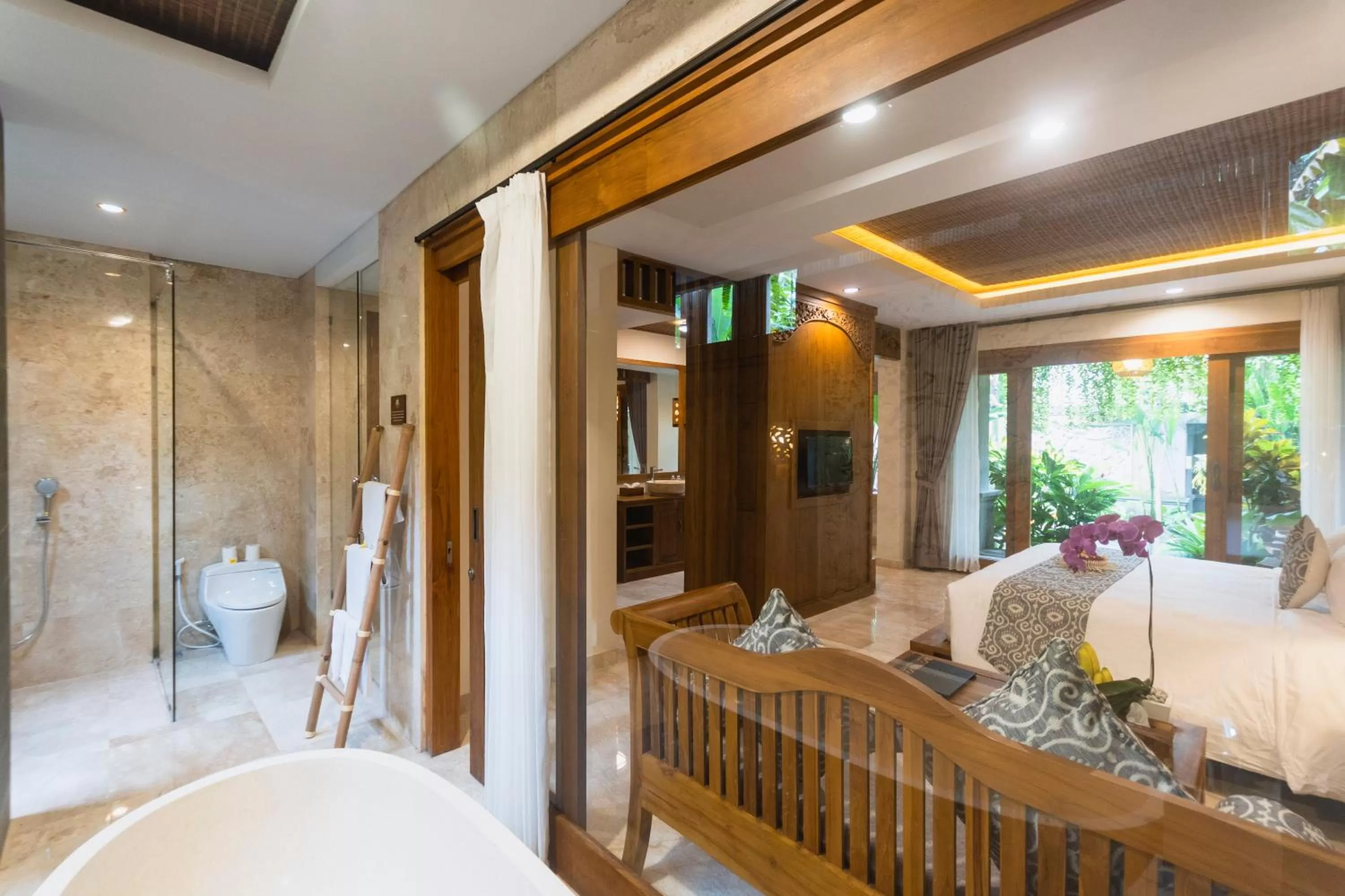 Bathroom, Bed in Weda Cita Resort and Spa by Mahaputra