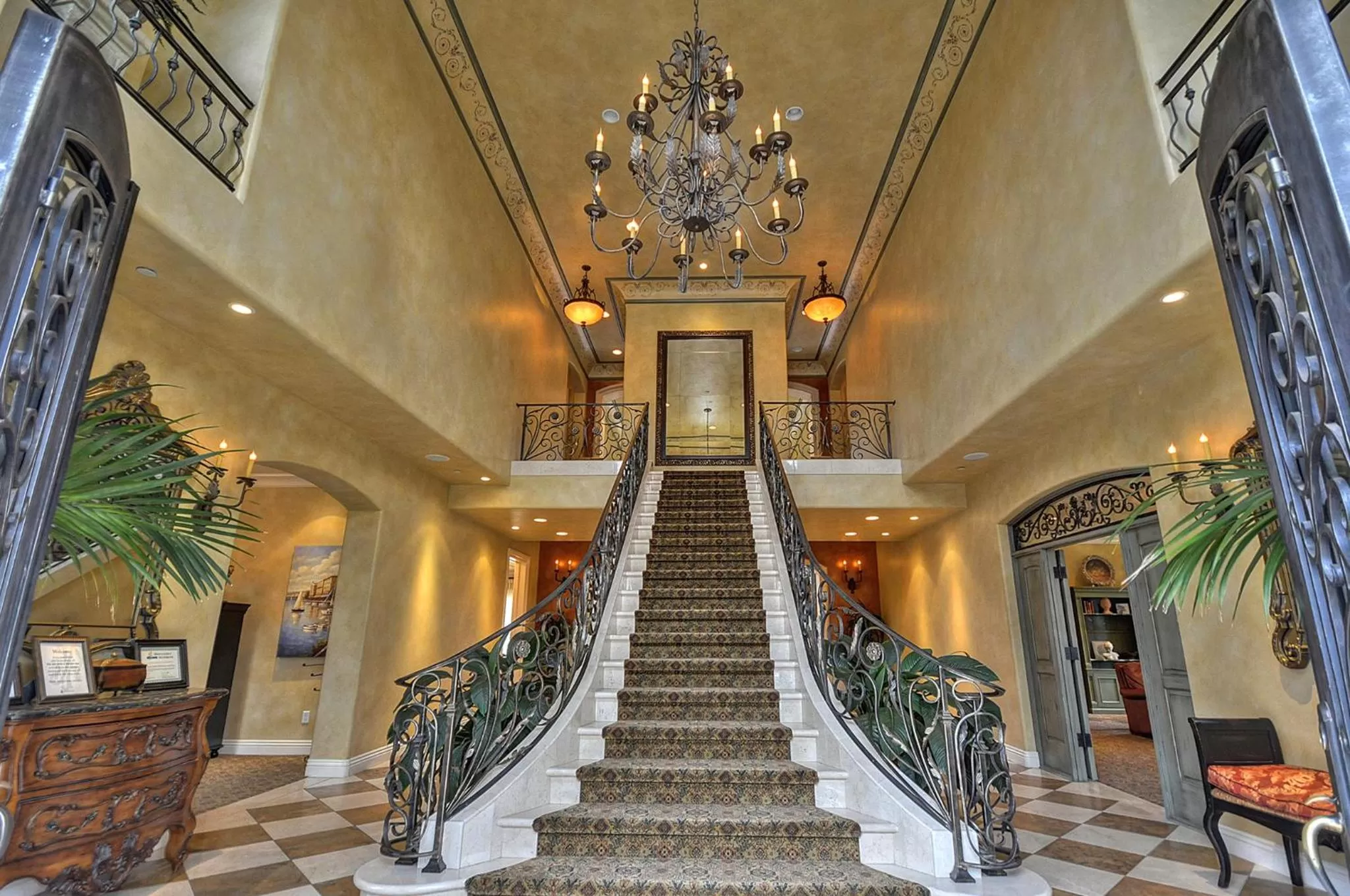 Decorative detail in The Villa at Arden Hills