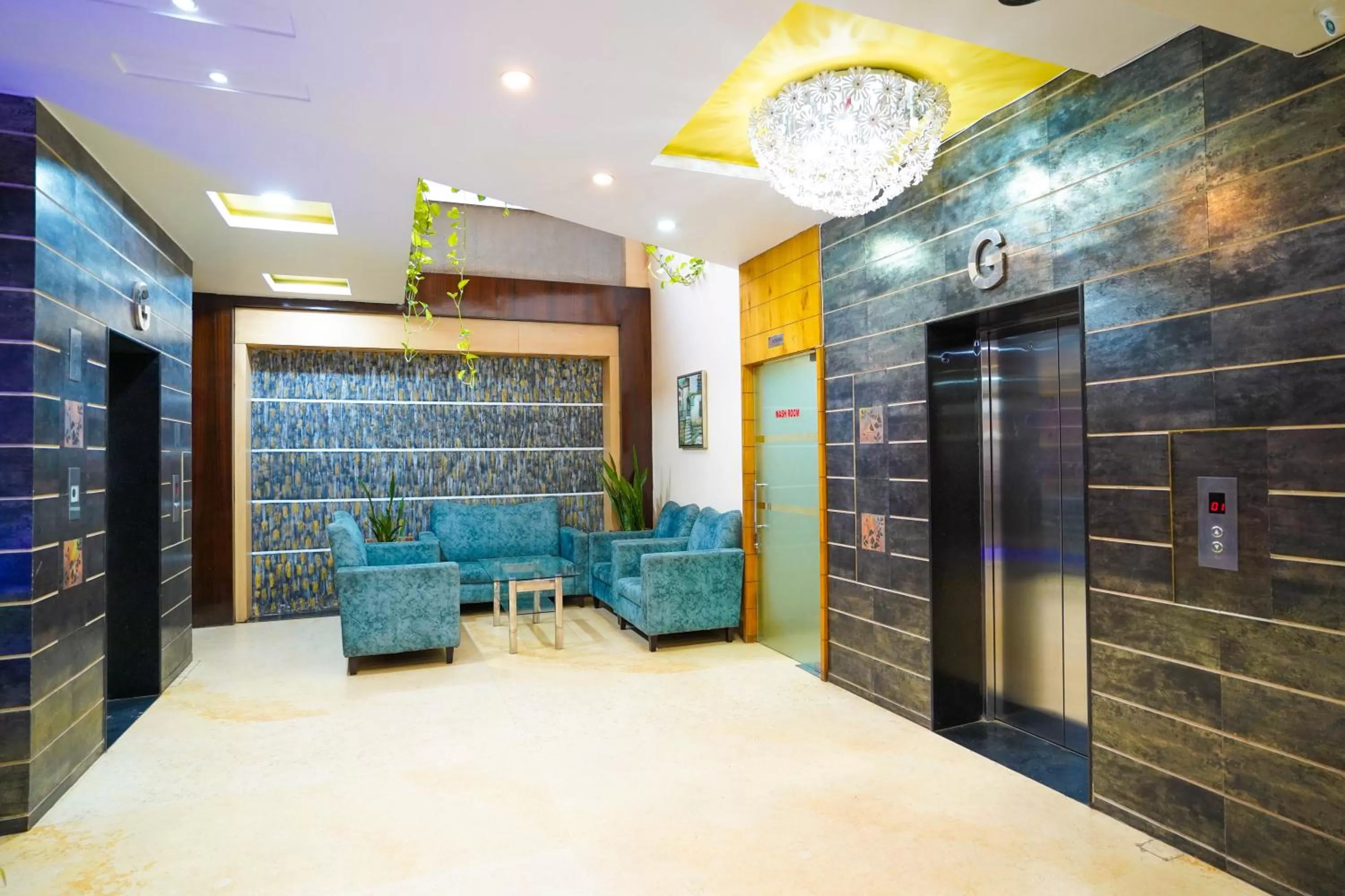 Seating area in Hotel Floret Inn