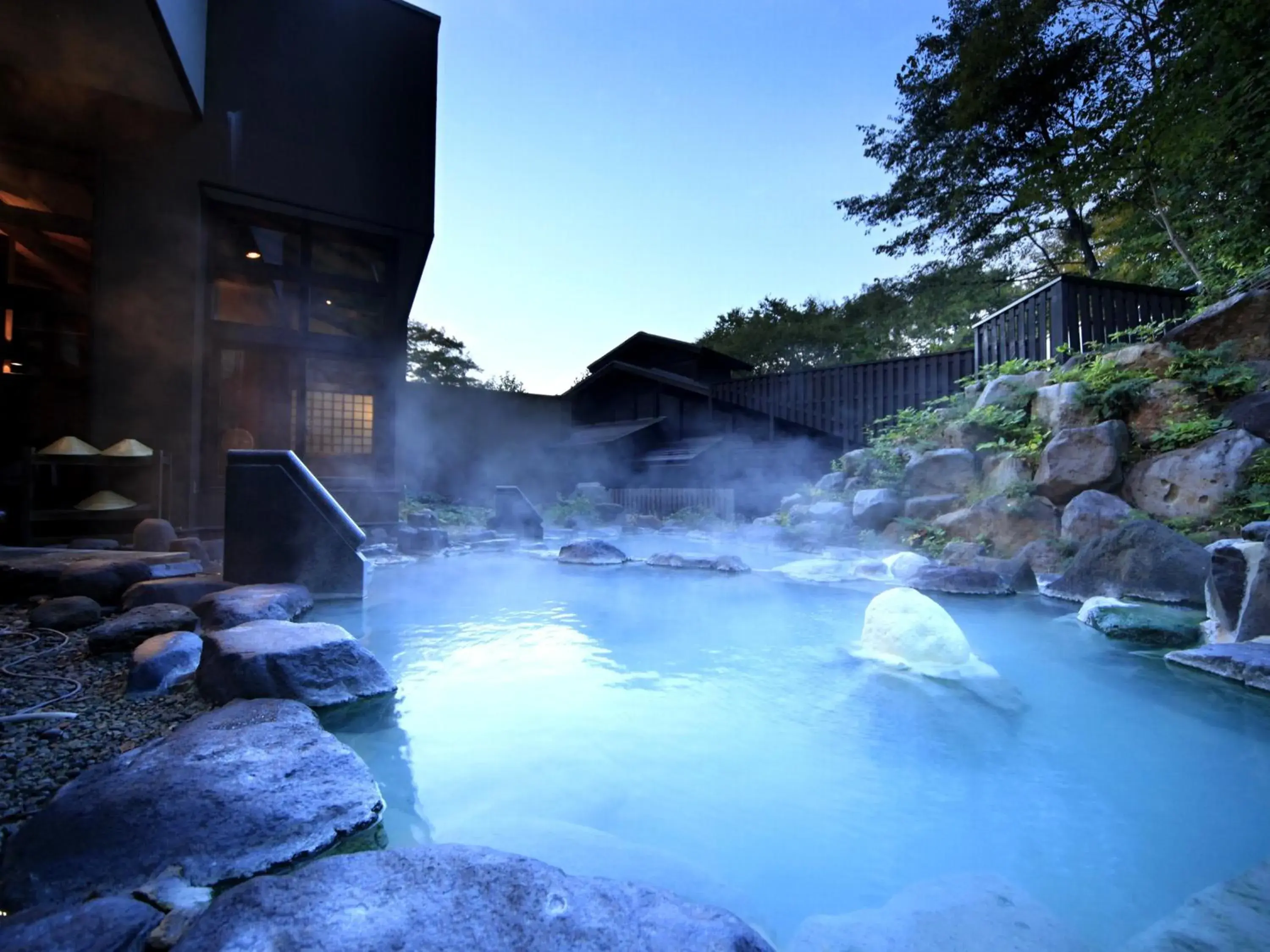 Open Air Bath, Swimming Pool in Zao Kokusai Hotel