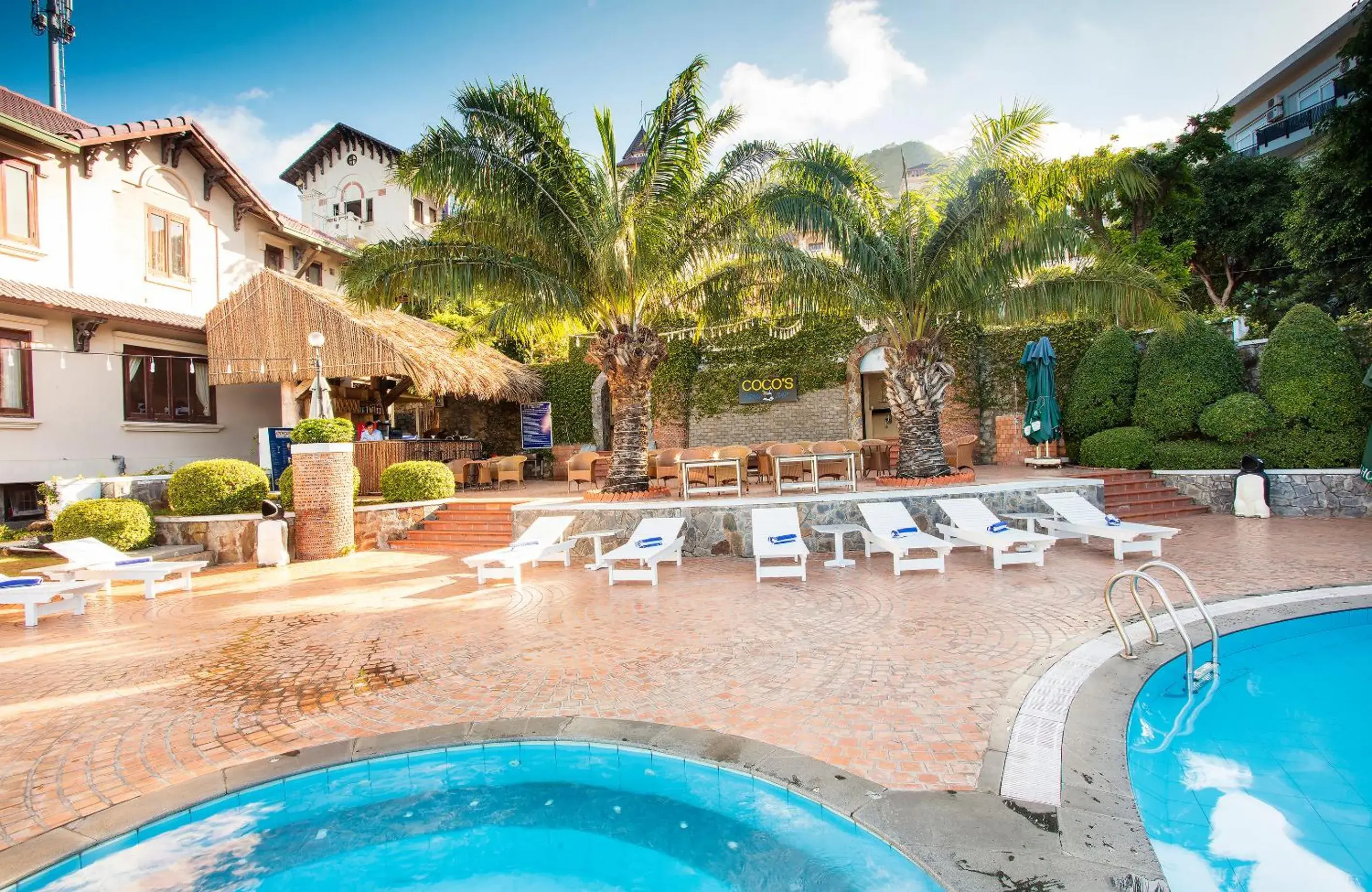 Swimming Pool in Beachfront Hotel