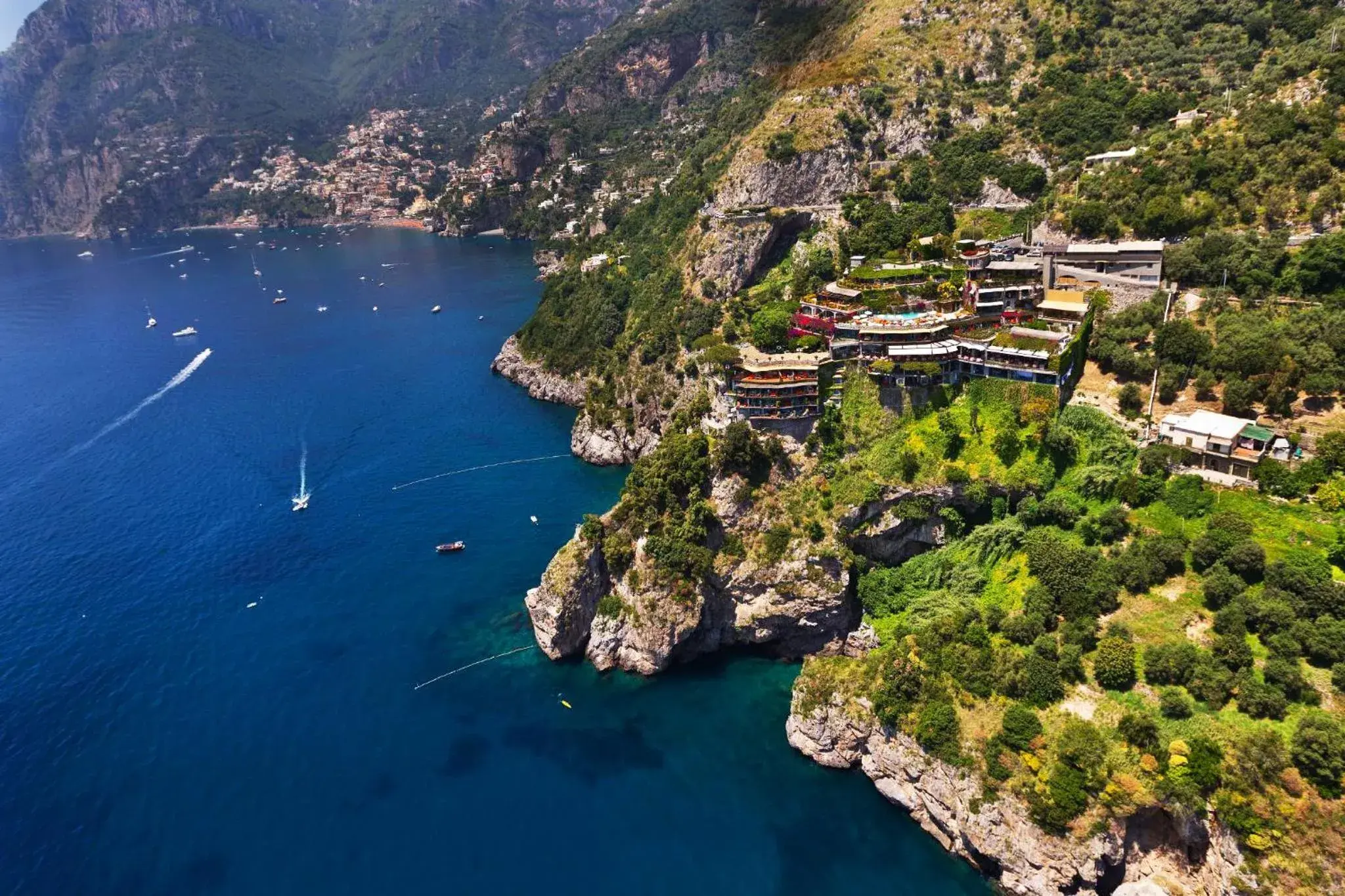 Bird's eye view, Bird's-eye View in Il San Pietro di Positano