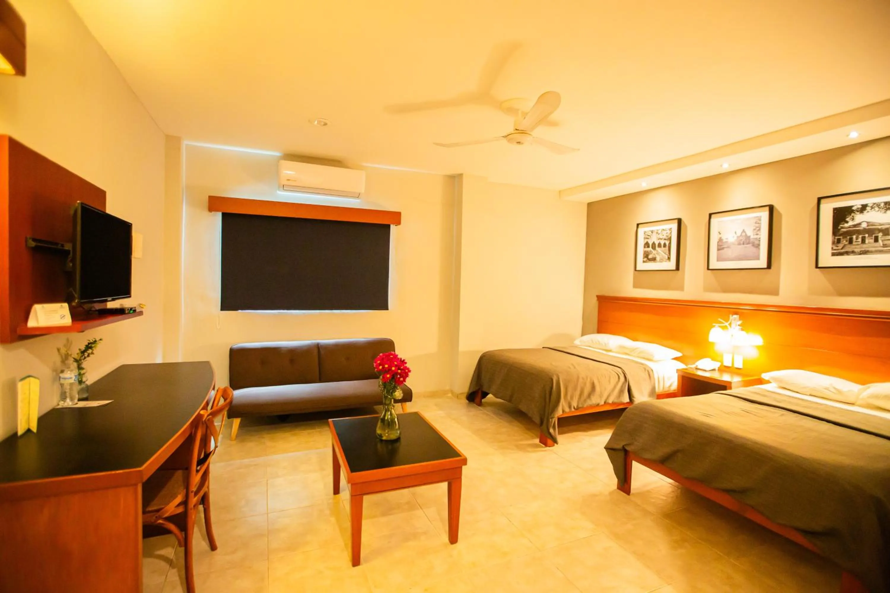 Bed in Hotel Nacional Merida