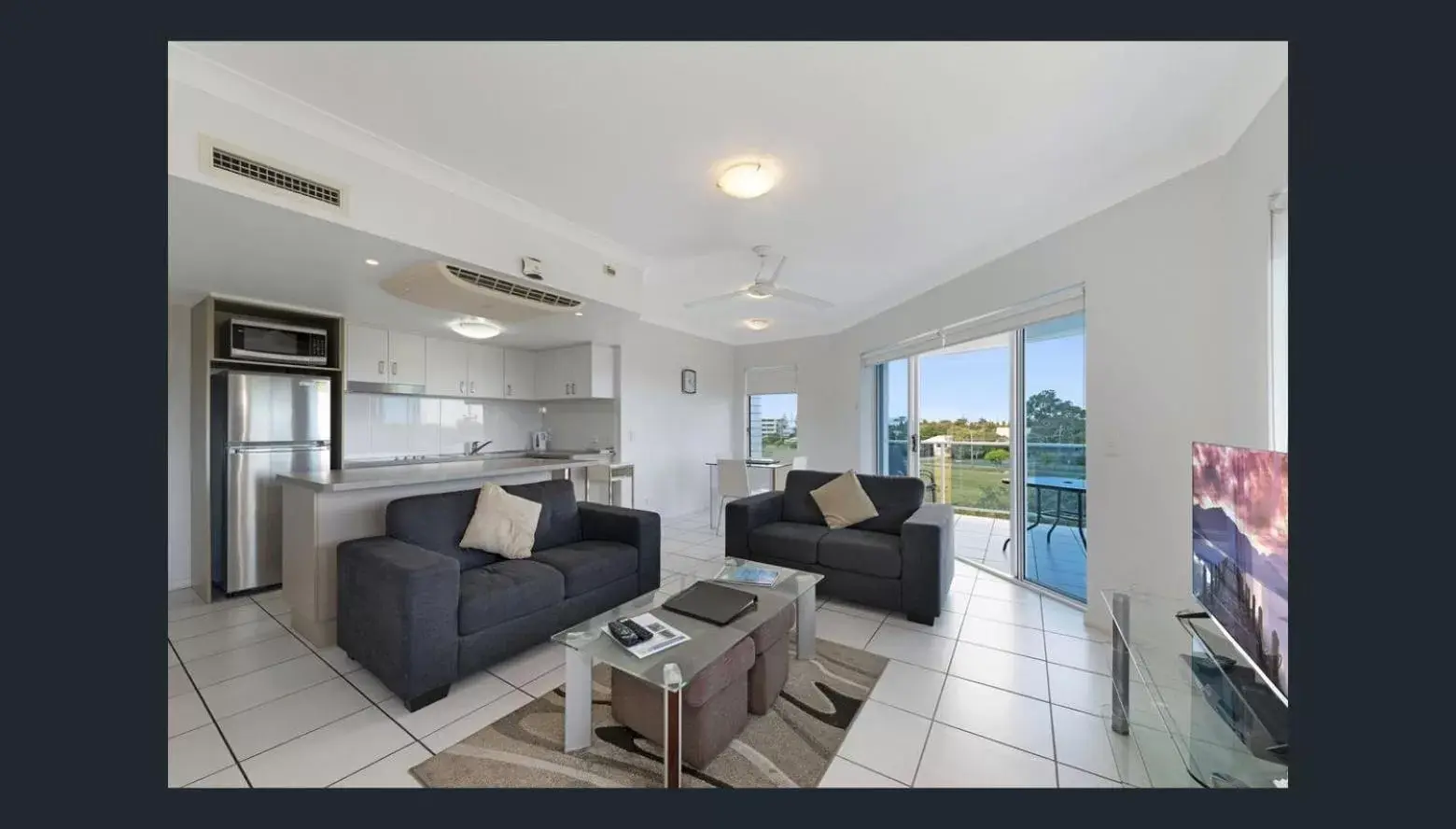 Seating Area in Koola Beach Apartments Bargara