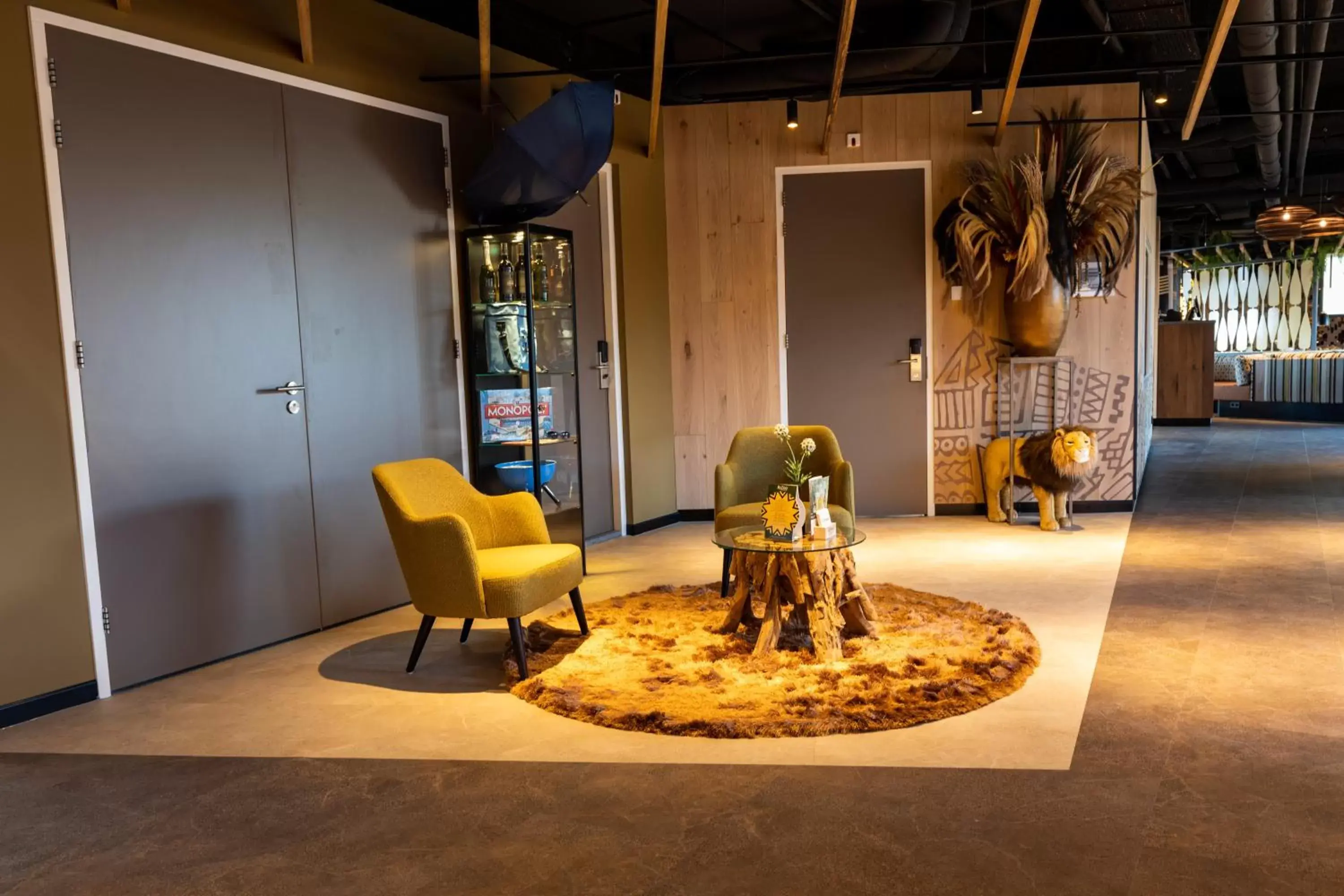 Seating area in Fletcher Hotel-Restaurant ByZoo Emmen Seating area in Fletcher Hotel-Restaurant ByZoo Emmen