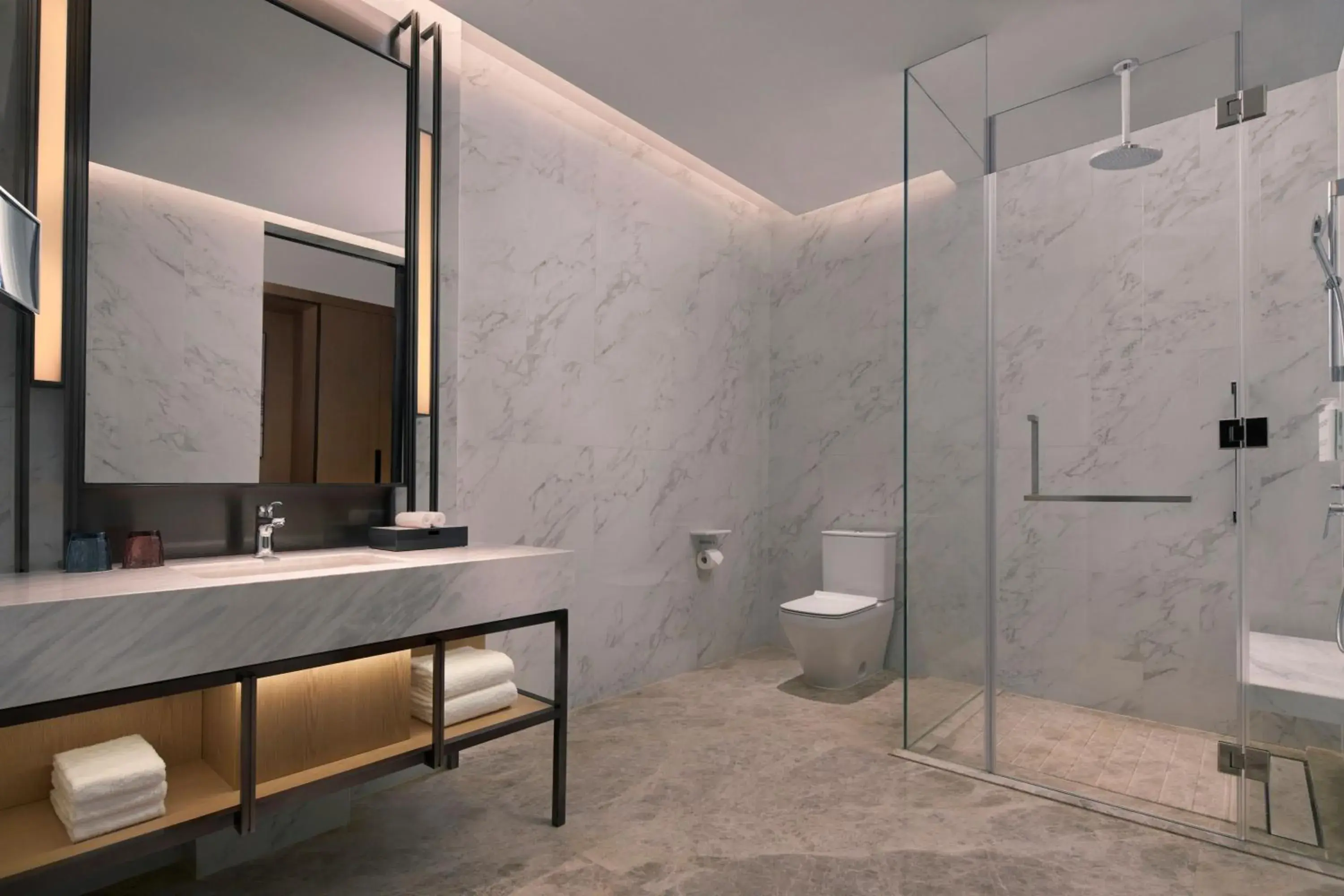 Bathroom in Courtyard by Marriott Foshan