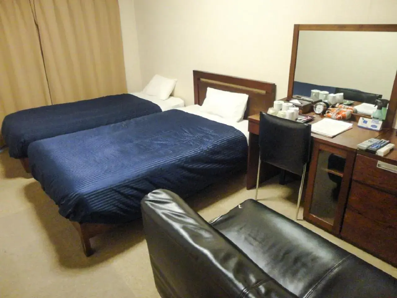 Bed in HOTEL LiVEMAX BUDGET名古屋