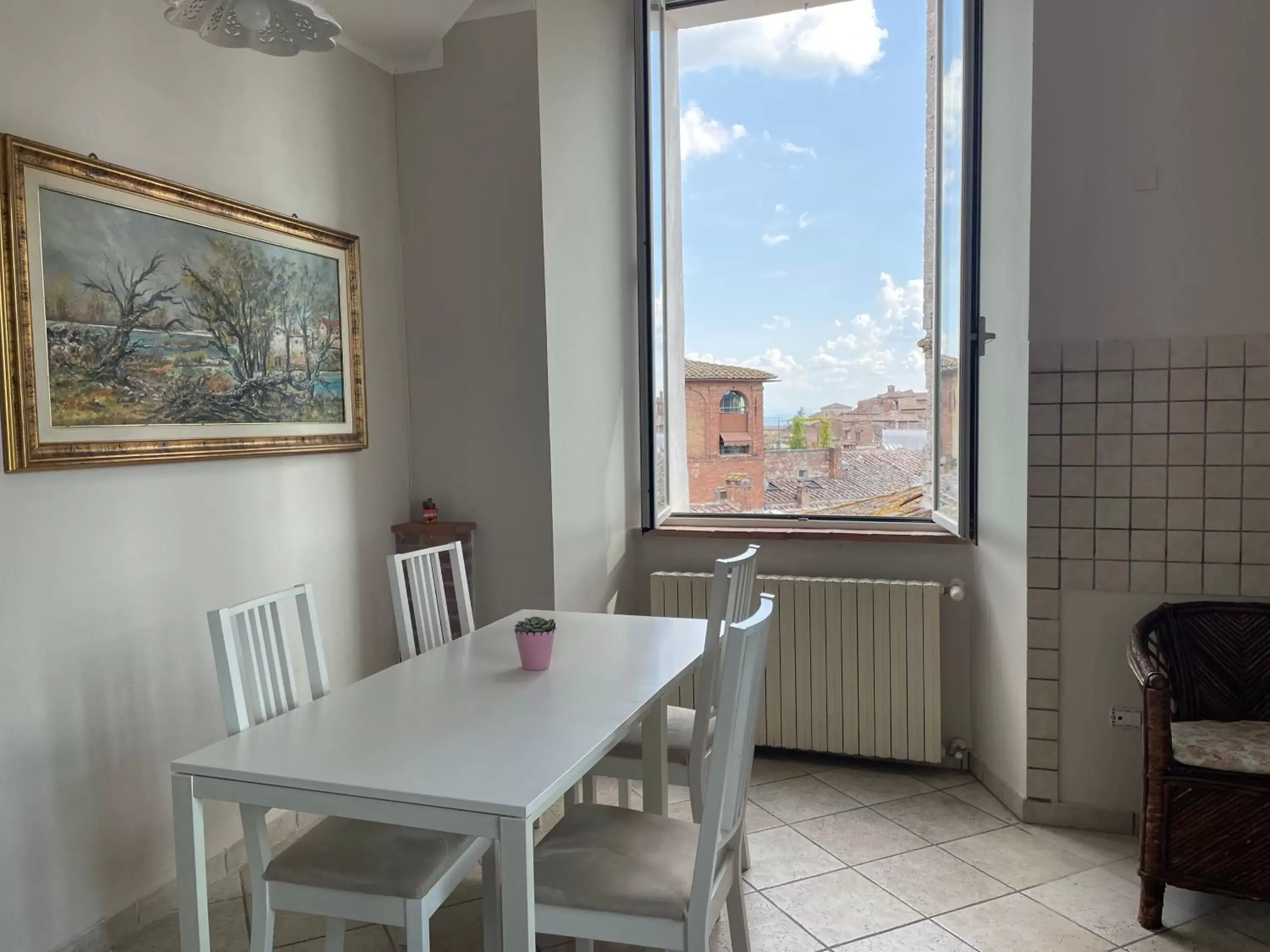 View (from property/room), Dining Area in I Terzi Di Siena - Rooms Only