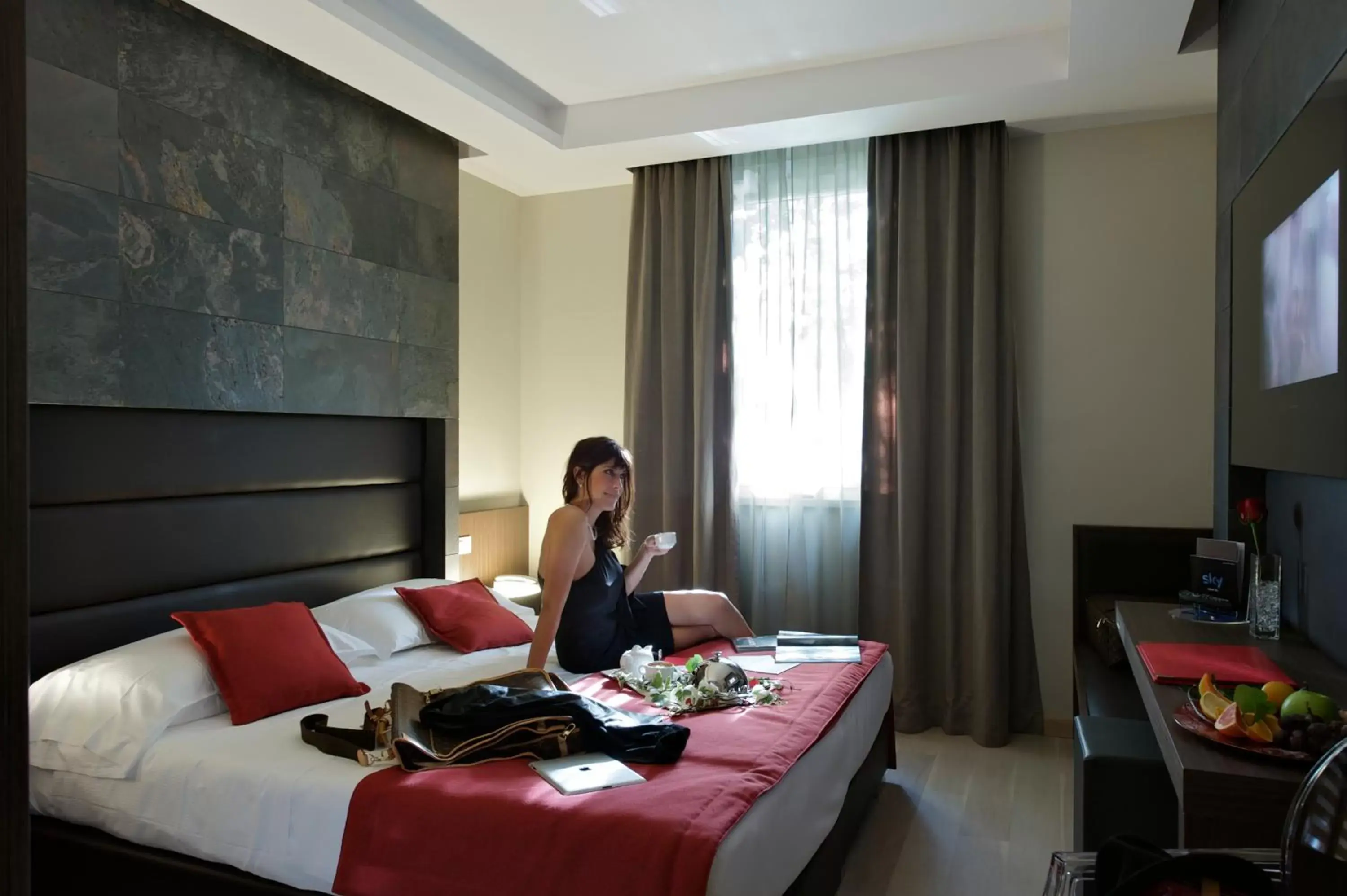 Bedroom in Villa dei Platani Boutique Hotel & SPA
