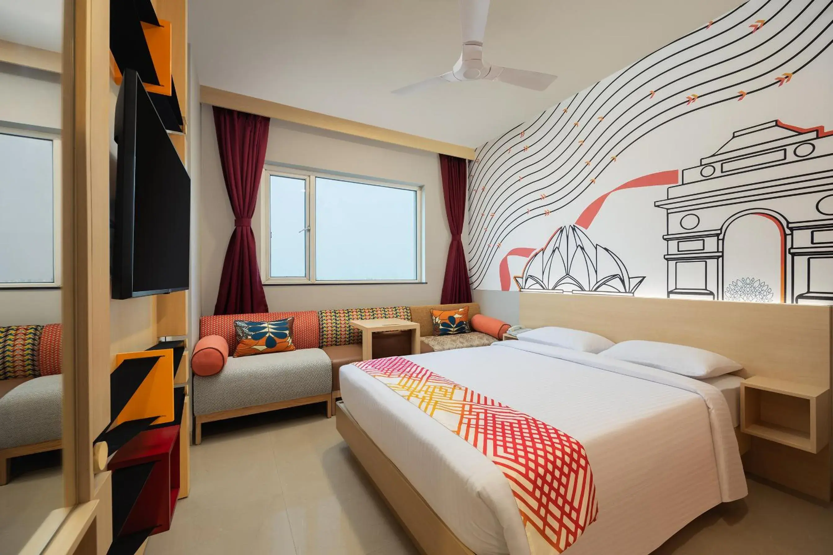 Bedroom, Bed in Ginger East Delhi