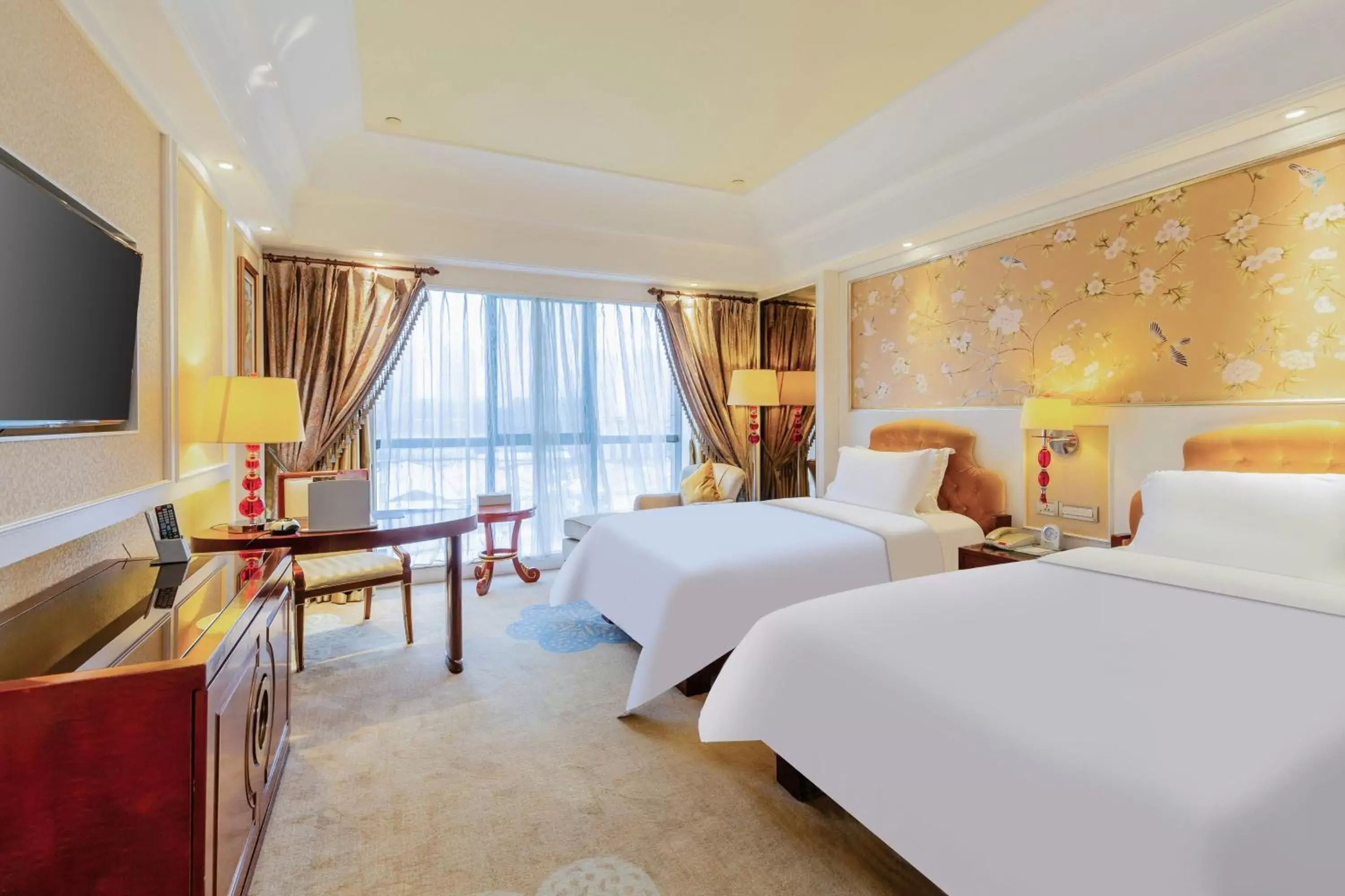 Bed in Wyndham Foshan Shunde