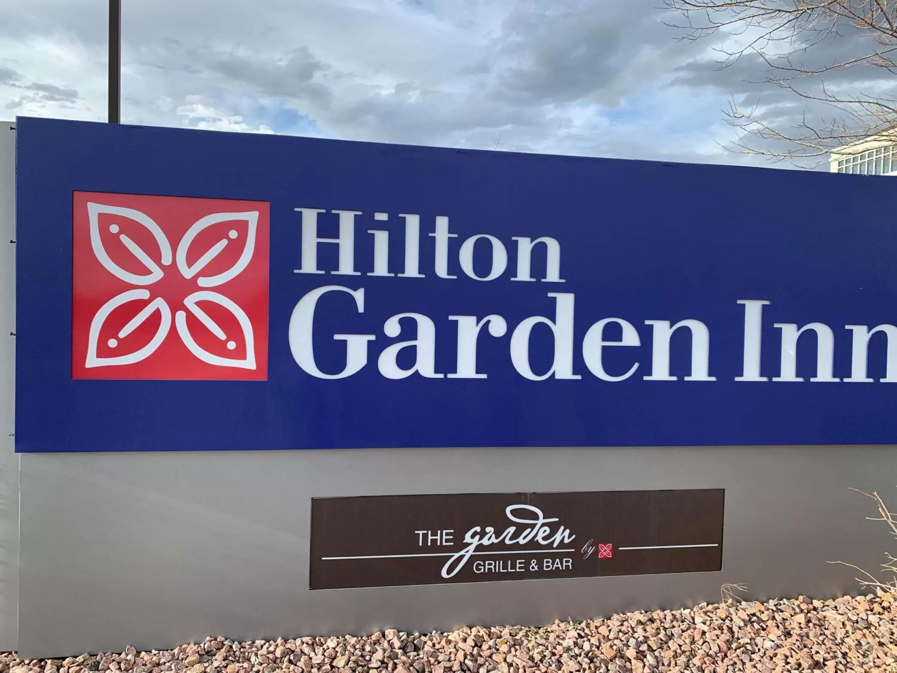 Property building, Property Logo/Sign in Hilton Garden Inn Colorado Springs Airport