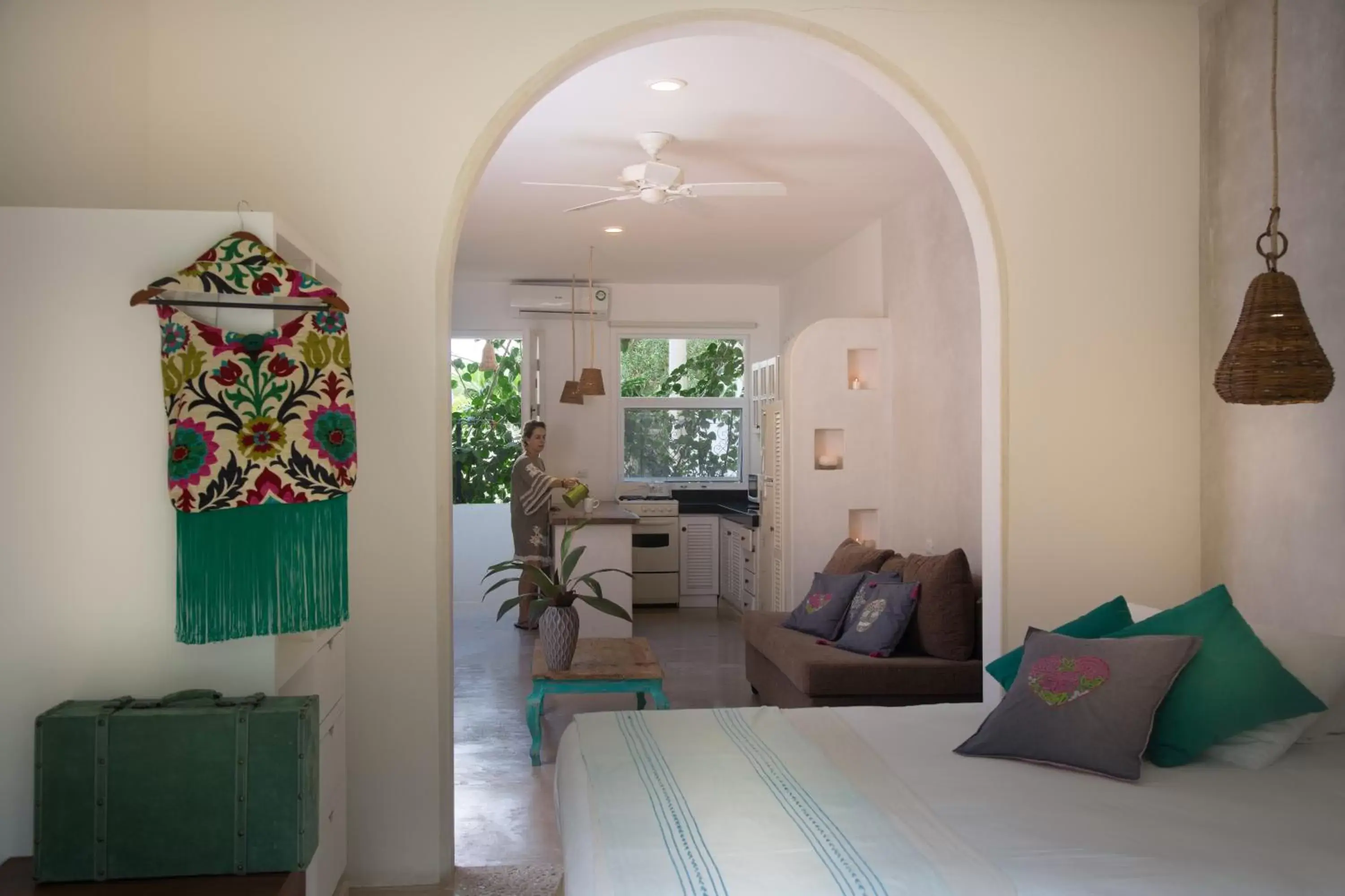 Decorative detail, Seating Area in LiveTulum