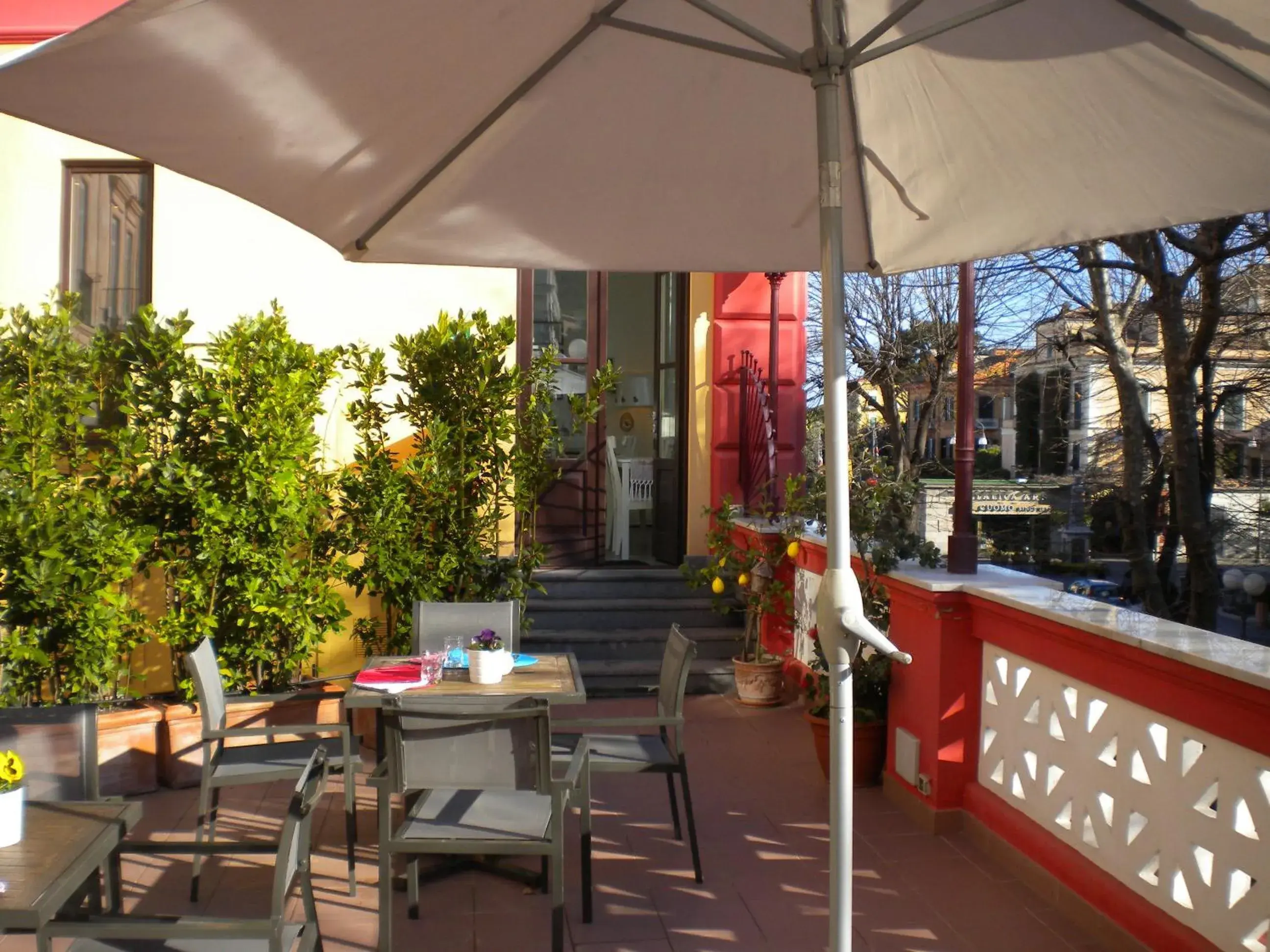 Balcony/Terrace in Palazzo Jannuzzi Relais