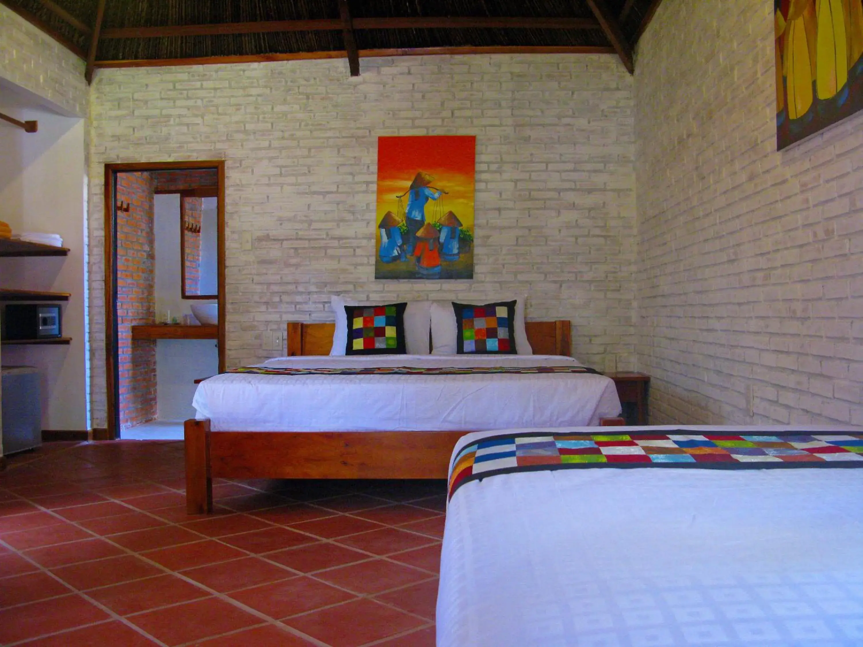 Bed in Ananda Resort