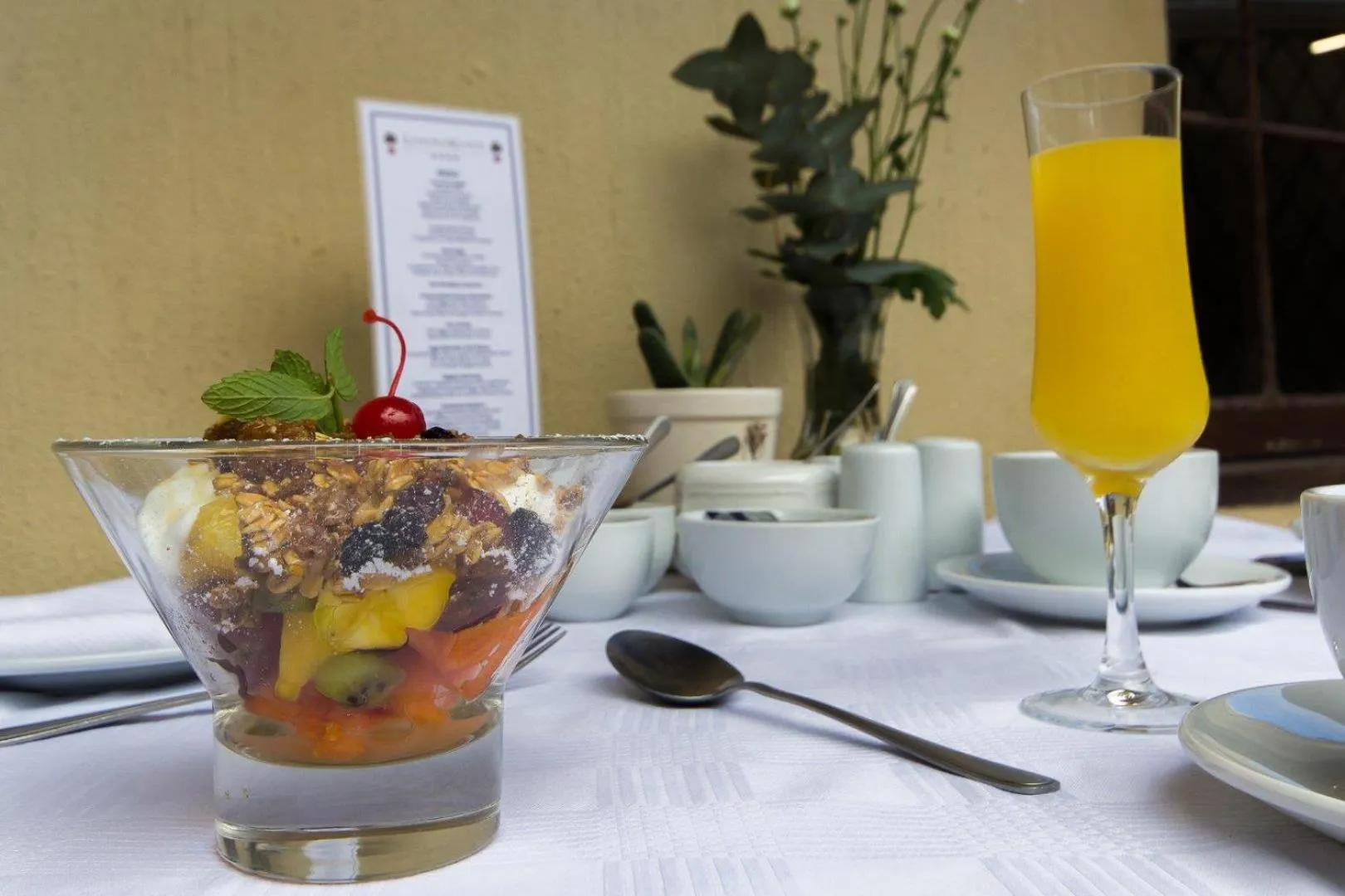 Buffet breakfast in Lemoenkloof Boutique Hotel