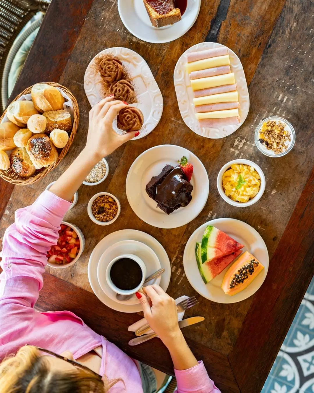 Breakfast in Pousada Eclipse Paraty