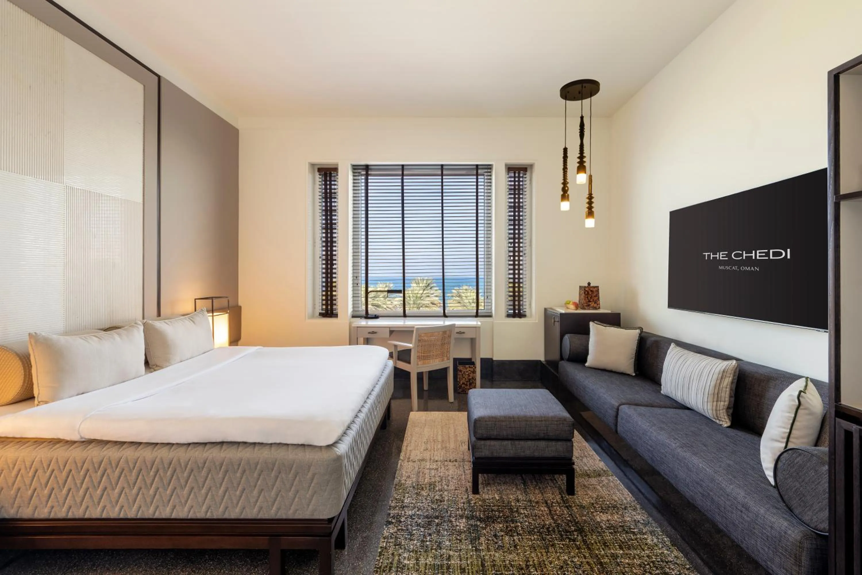 Bed in The Chedi Muscat