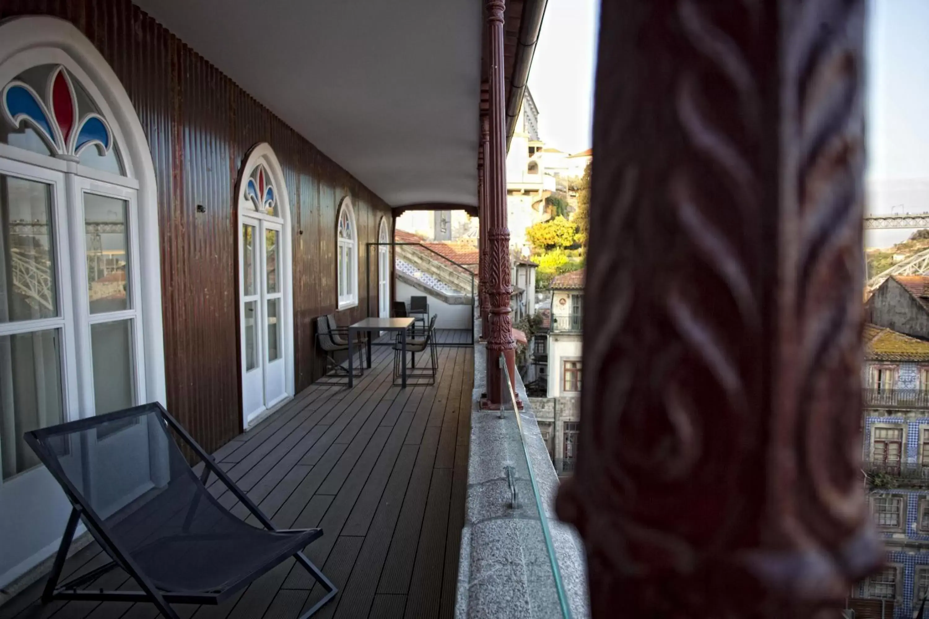 Balcony/Terrace in Hotel Carris Porto Ribeira