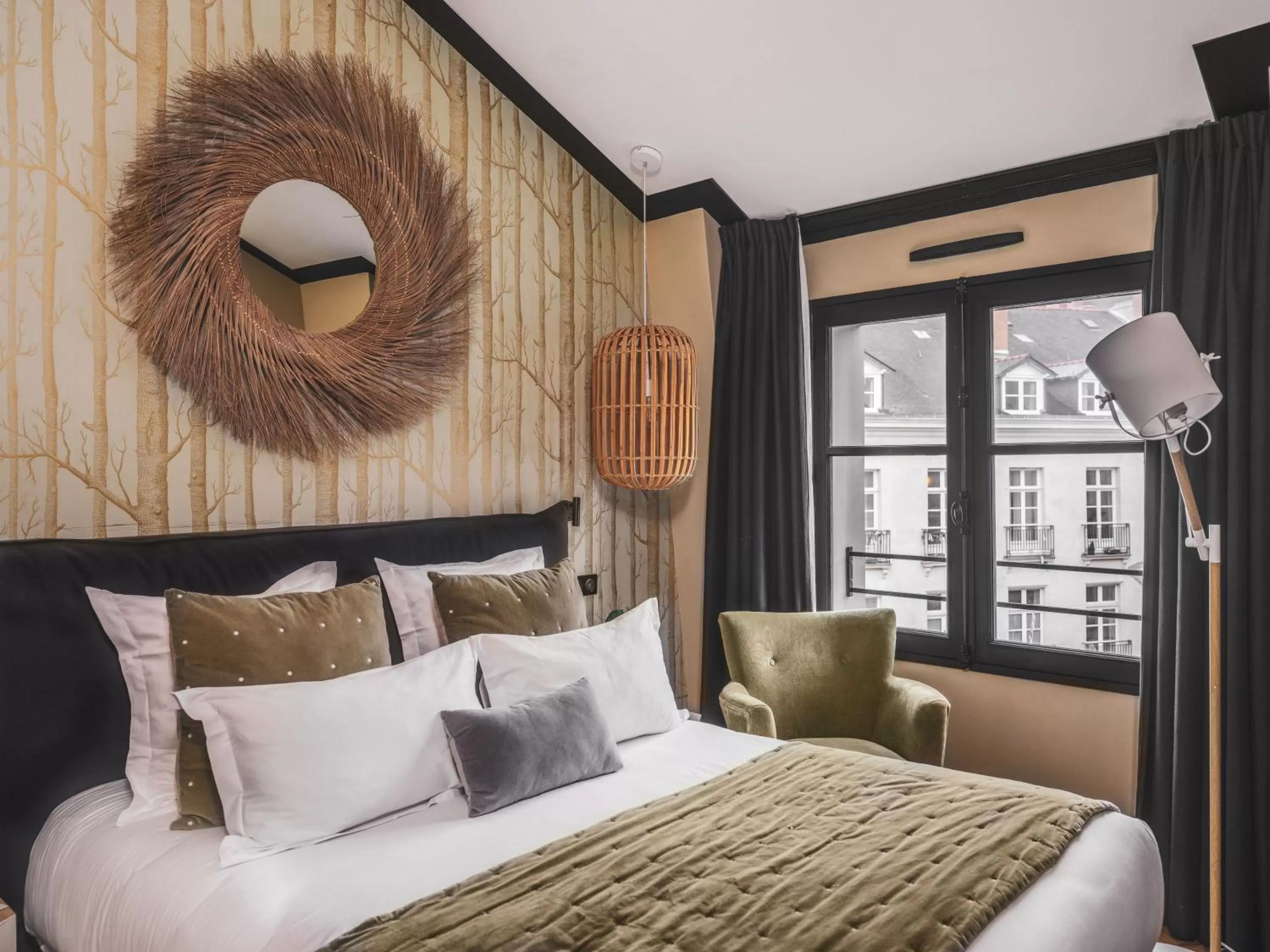 Bedroom, Bed in Maisons du Monde Hotel & Suites - Nantes