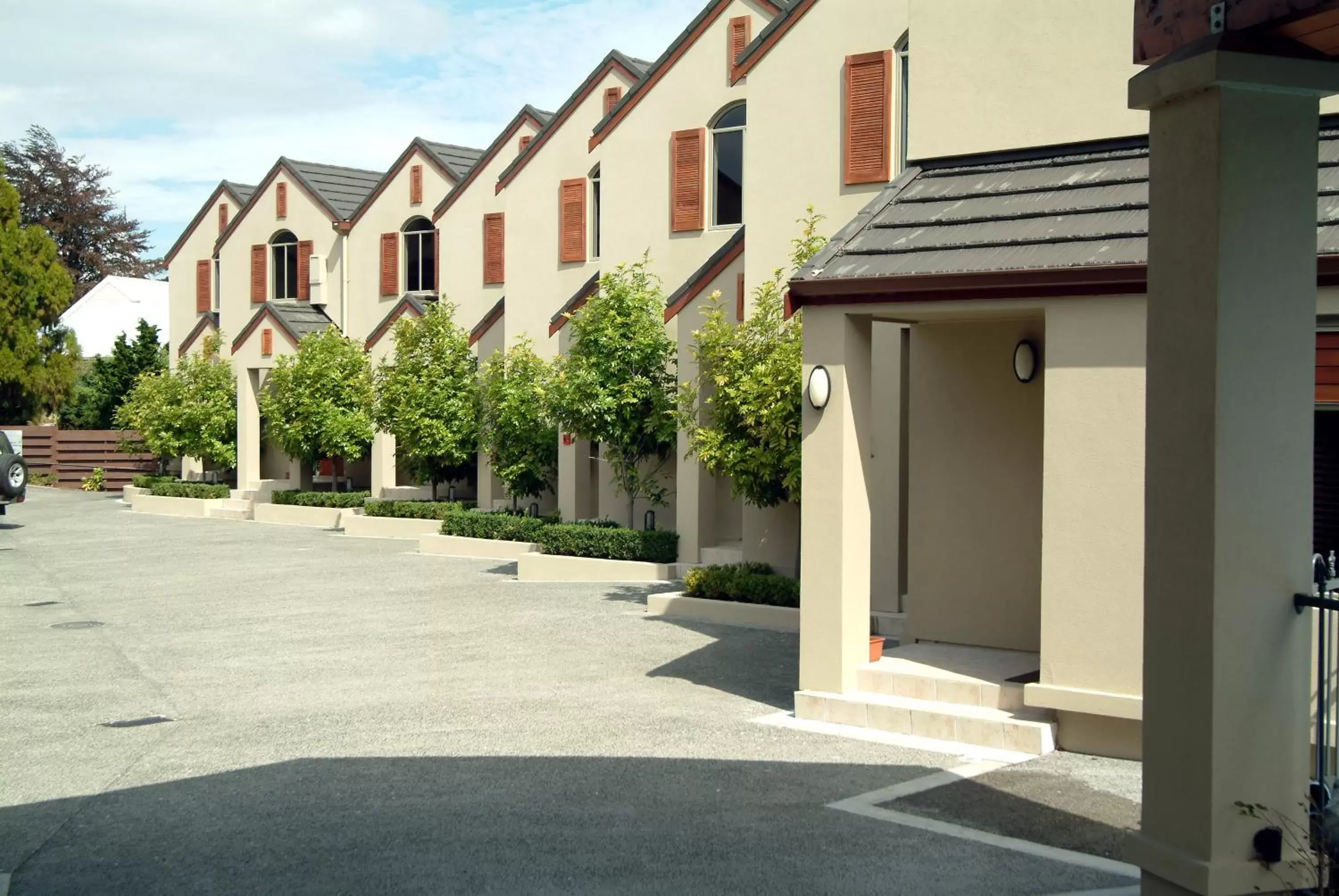 Facade/entrance, Property Building in Voyager Apartments Taupo