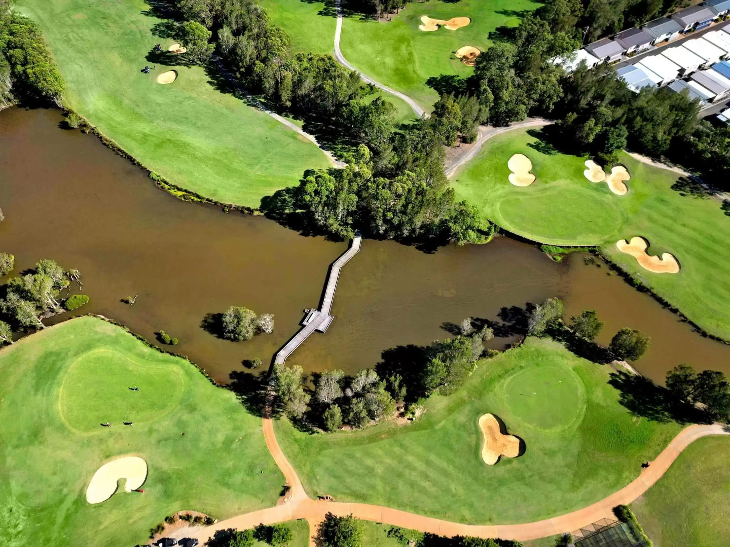 Golfcourse, Bird's-eye View in Mercure Kooindah Waters Central Coast