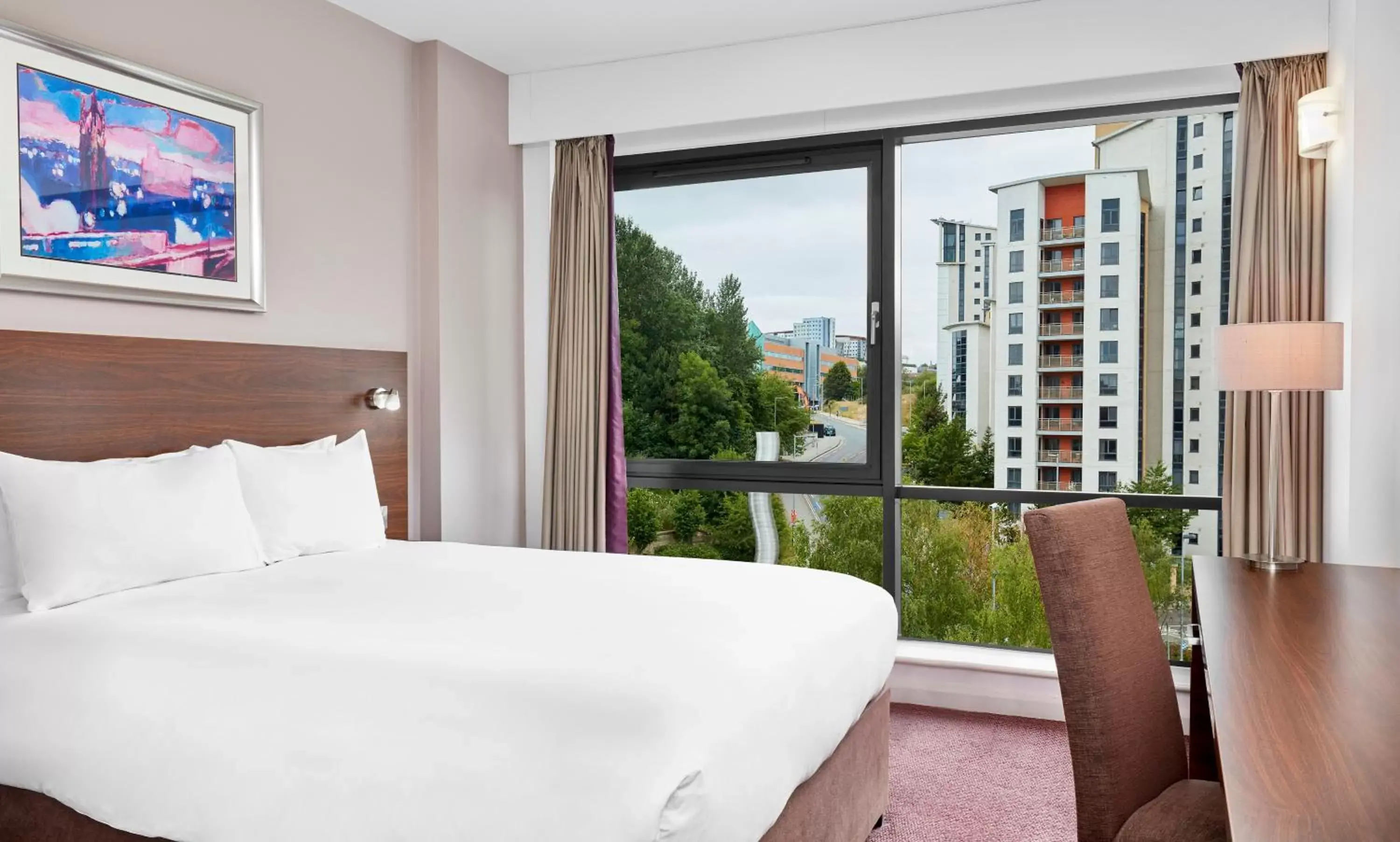 Bedroom, Bed in Leonardo Hotel Newcastle Quayside - Formerly Jurys Inn